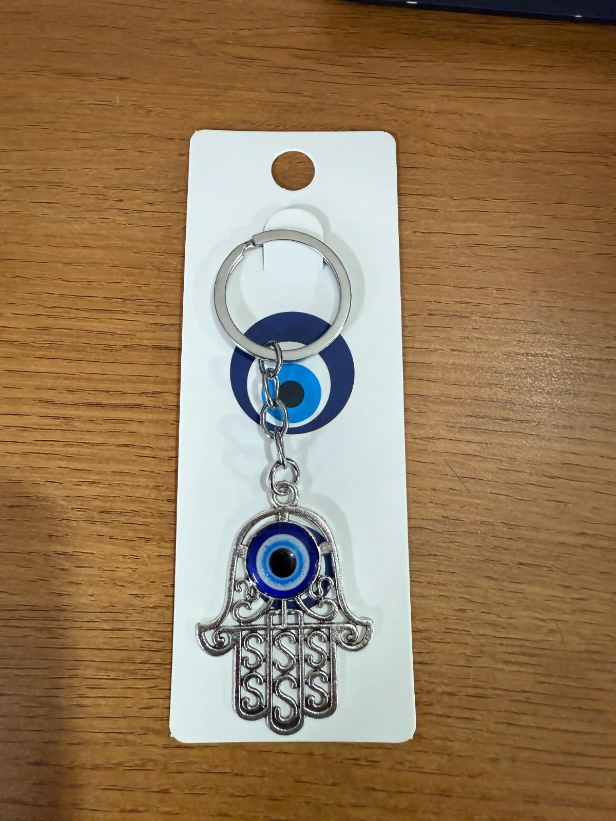 Hamsa Evil Eye Keychain for Car Keys, Bags & Protection Gifting - Image 5