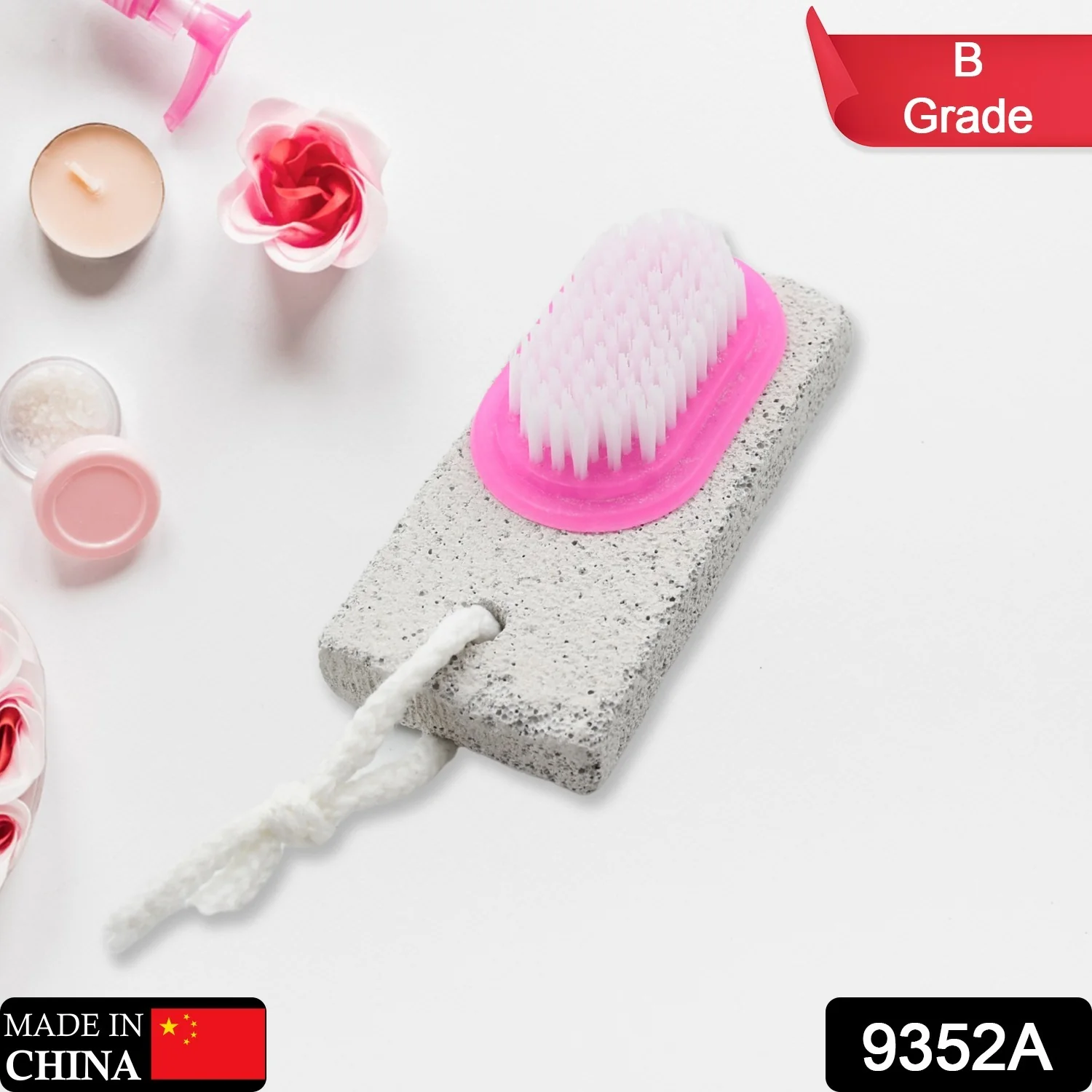 Hand and Foot Brush with pumice stone to Remove Dead Skin - Image 2