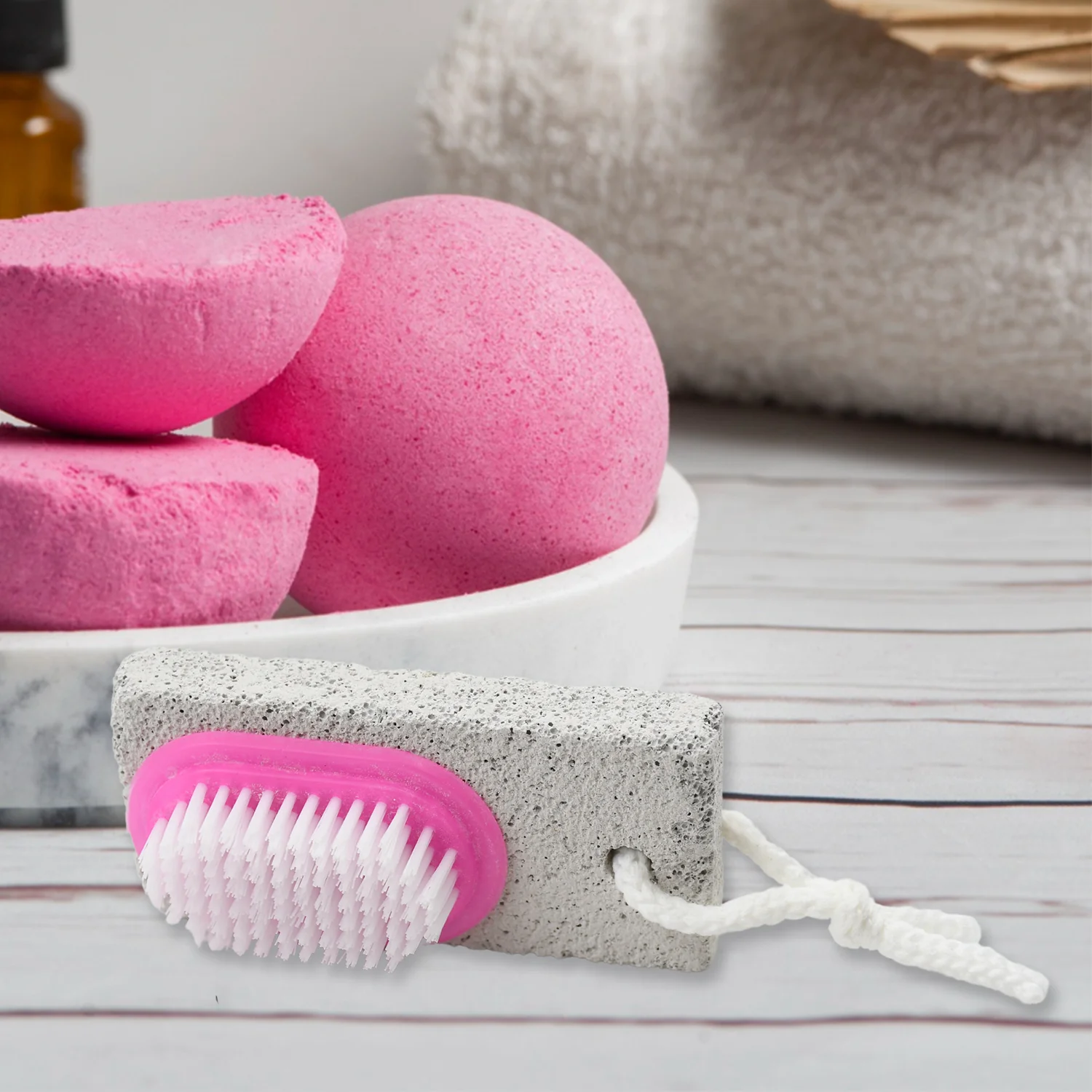 Hand and Foot Brush with pumice stone to Remove Dead Skin - Image 5