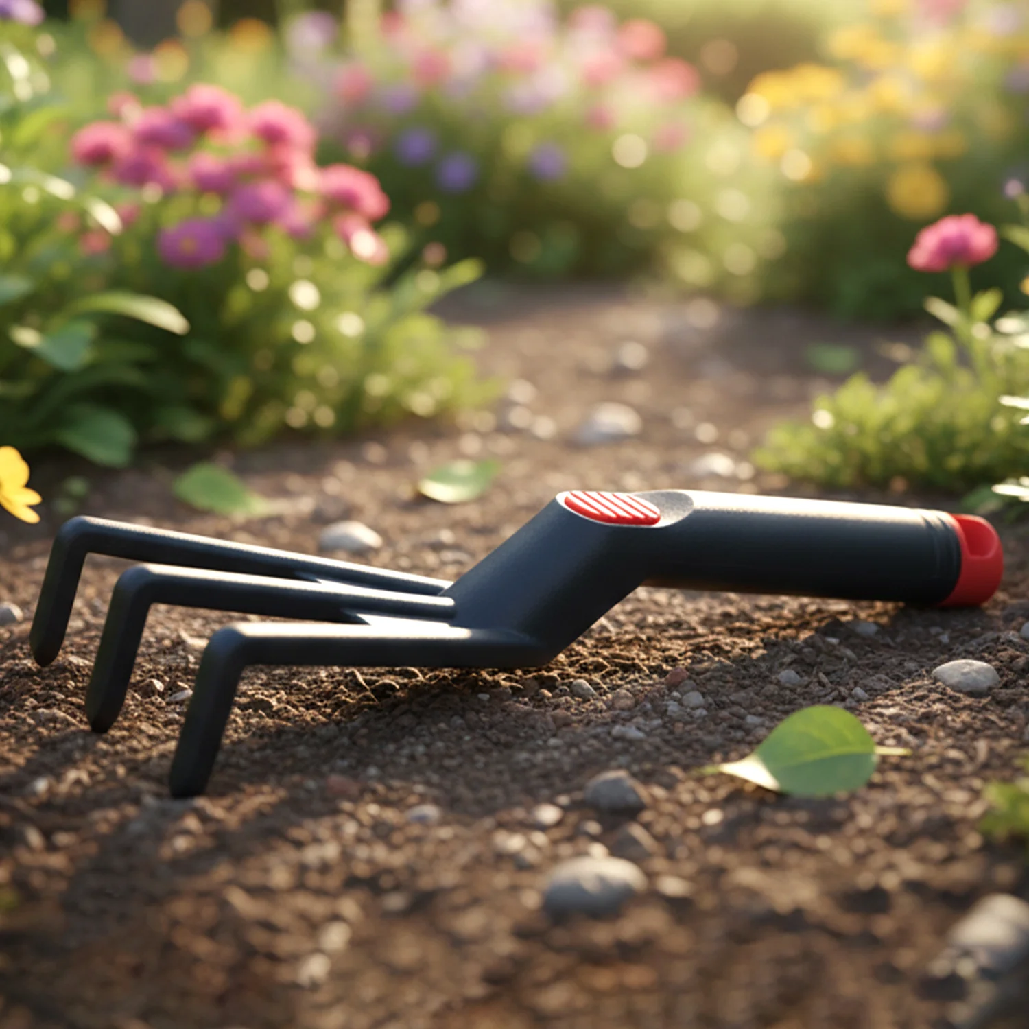 Hand Garden Cultivator Rake Plastic Gardening Tool (1 Pc, 27 Cm) - Image 7