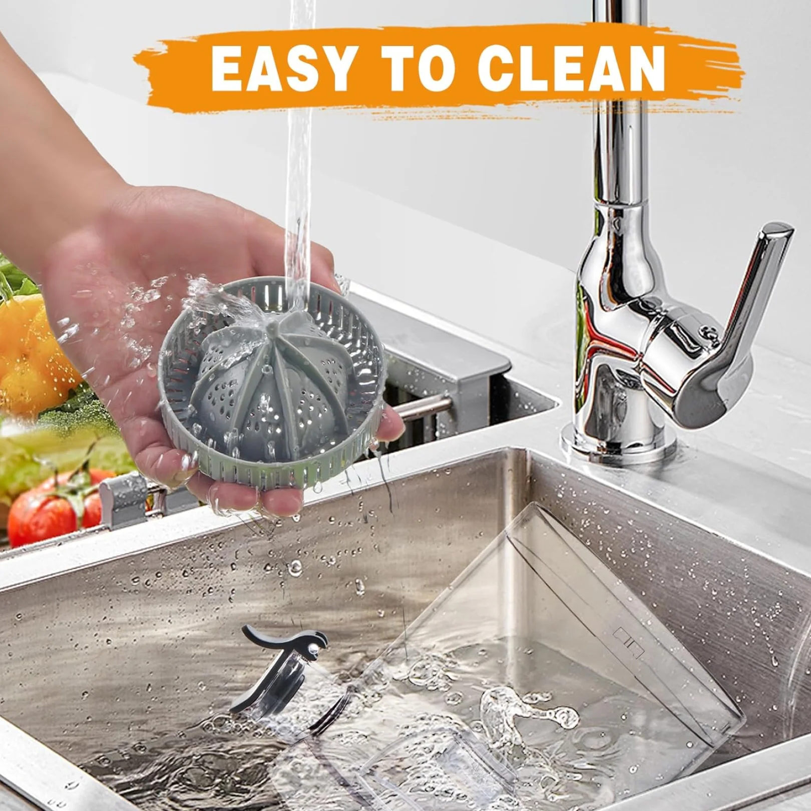 Ritu Hand Operated Compact Manual Juicer (Multicolor / 1 Pc) - Image 5