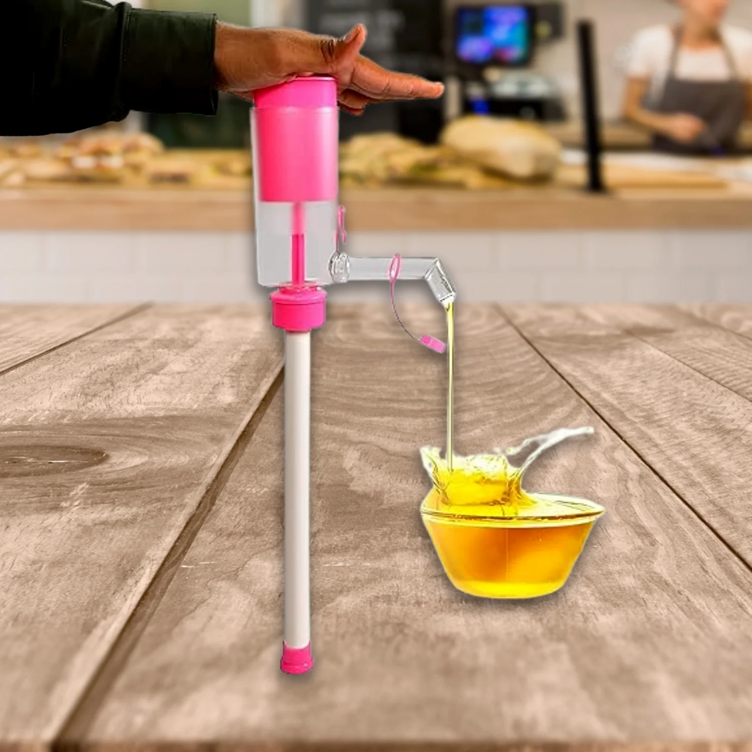Hand Press Oil Extractor| Plastic Push Oil Pump for Removal of Oil and Liquids - Image 6