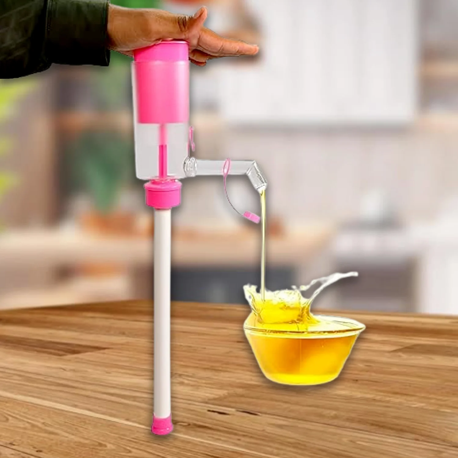 Hand Press Oil Extractor| Plastic Push Oil Pump for Removal of Oil and Liquids - Image 7