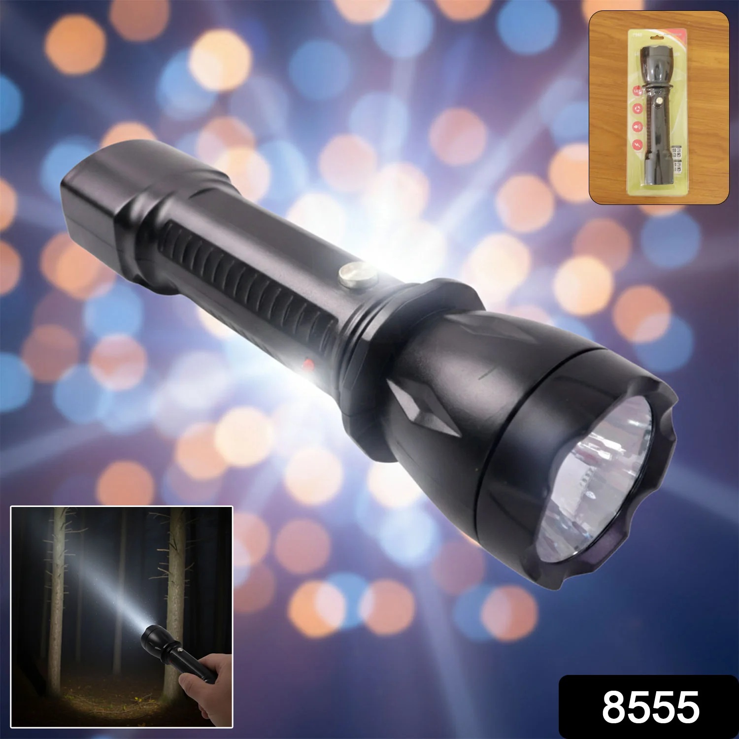 Hand Torch Light – Powerful LED Flashlight for Home & Outdoor Use (1 Pc ) - Image 2