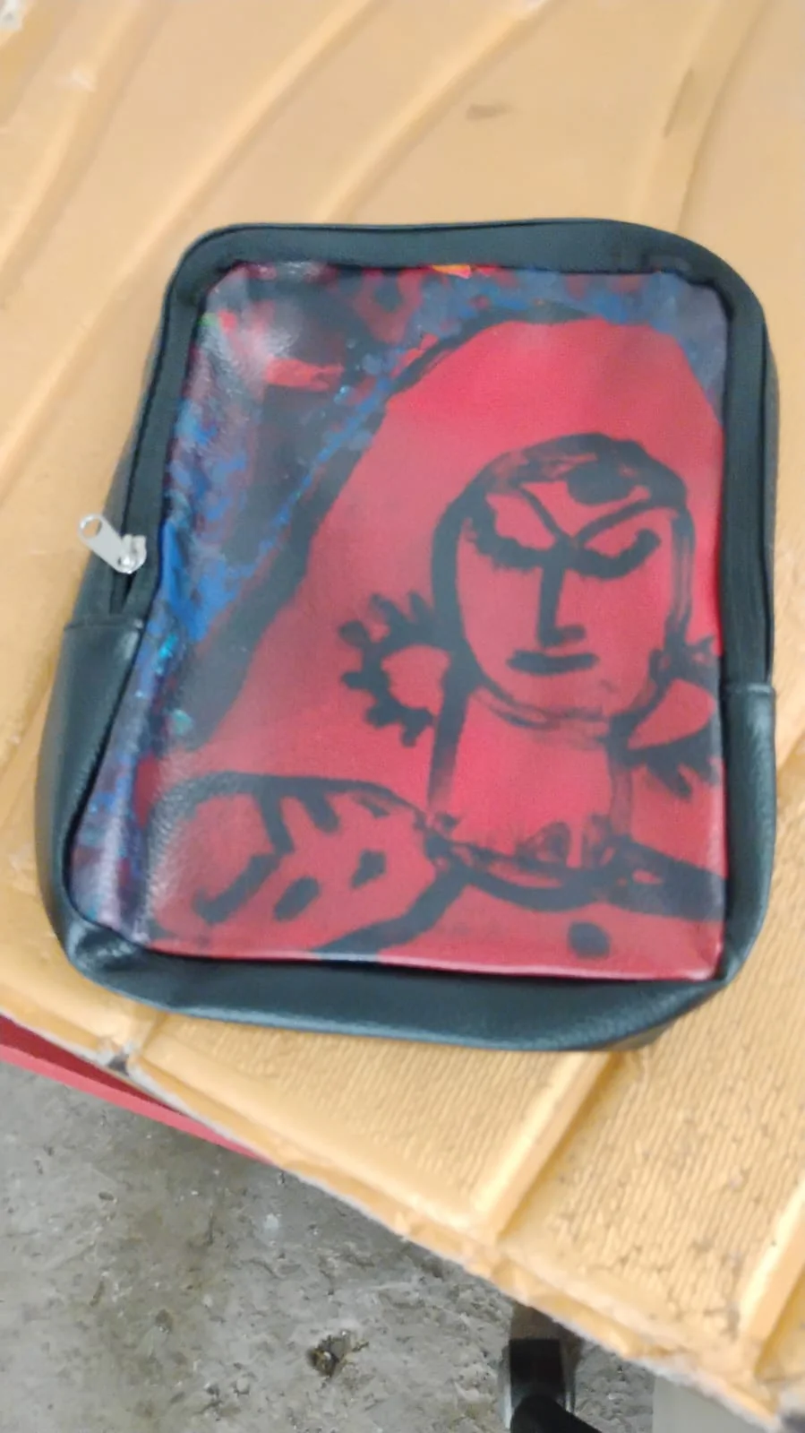Handcrafted Multipurpose Zipper Pouch with Traditional Art Print (1 Pc) - Image 7