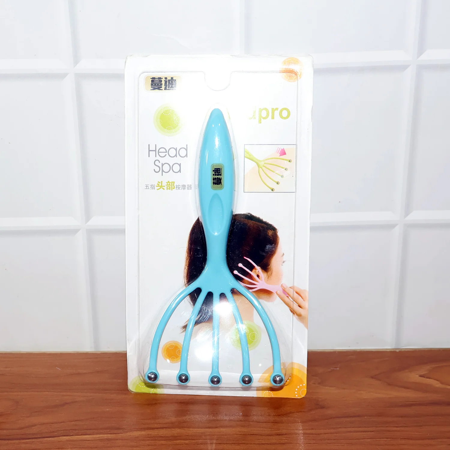 Handheld Five-Finger Head Massager with Rolling Ball Tips (1 Pc) - Image 8