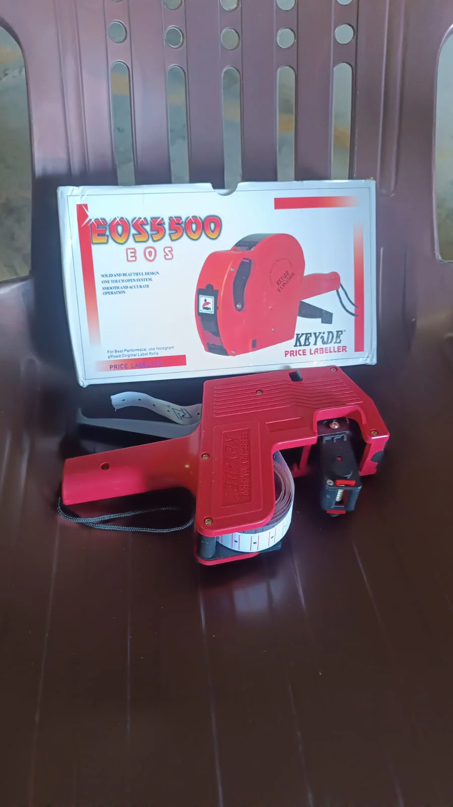 Handheld 8-Digit Plastic Price Tag Gun – Ideal for Retail & Market Price Tagging - Image 7