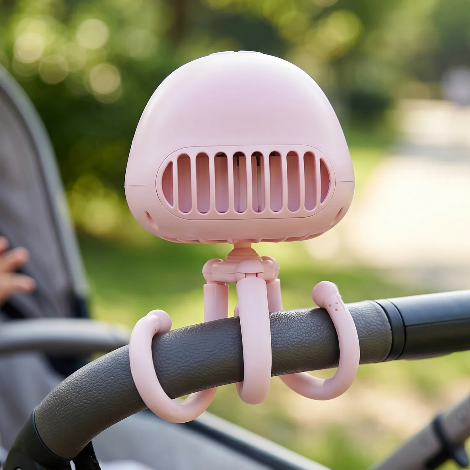 Handheld Mini Fan with LED Star Projector Flexible Tripod Stand (1 Pc) - Image 8