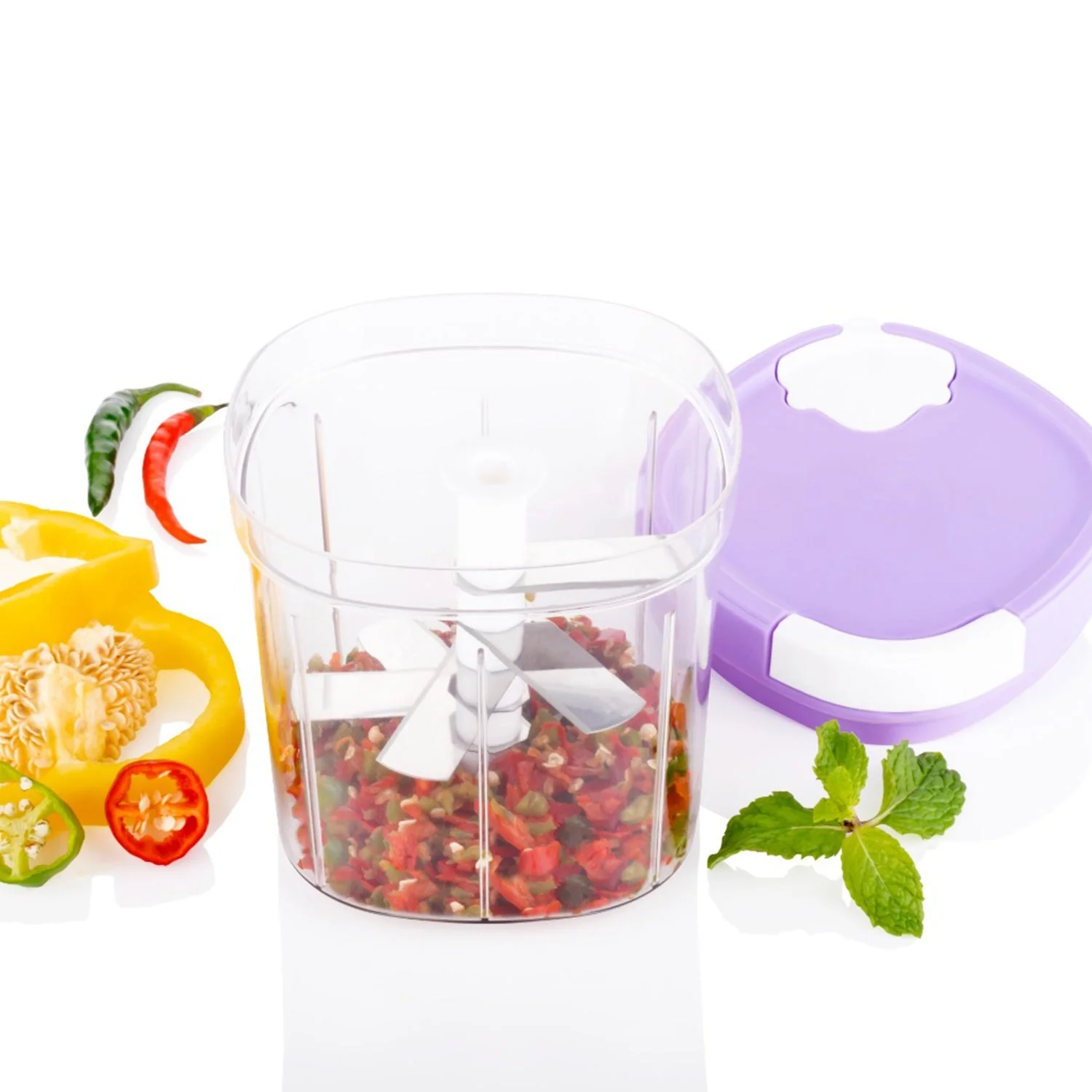 Handy Chopper and Slicer for Chopping and Slicing Fruits Vegetables - Image 4
