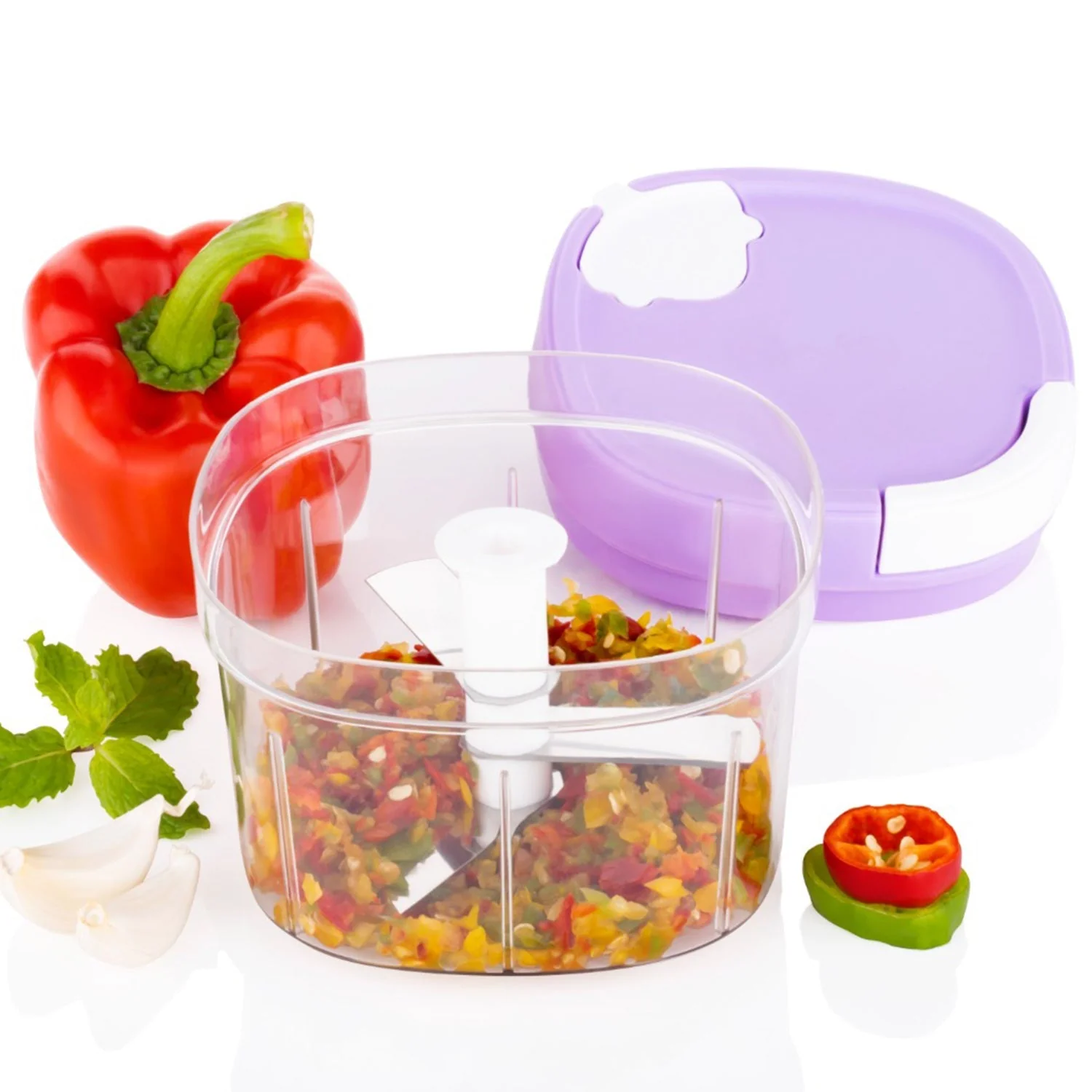 Handy Chopper and Slicer for Chopping and Slicing Fruits Vegetables - Image 6