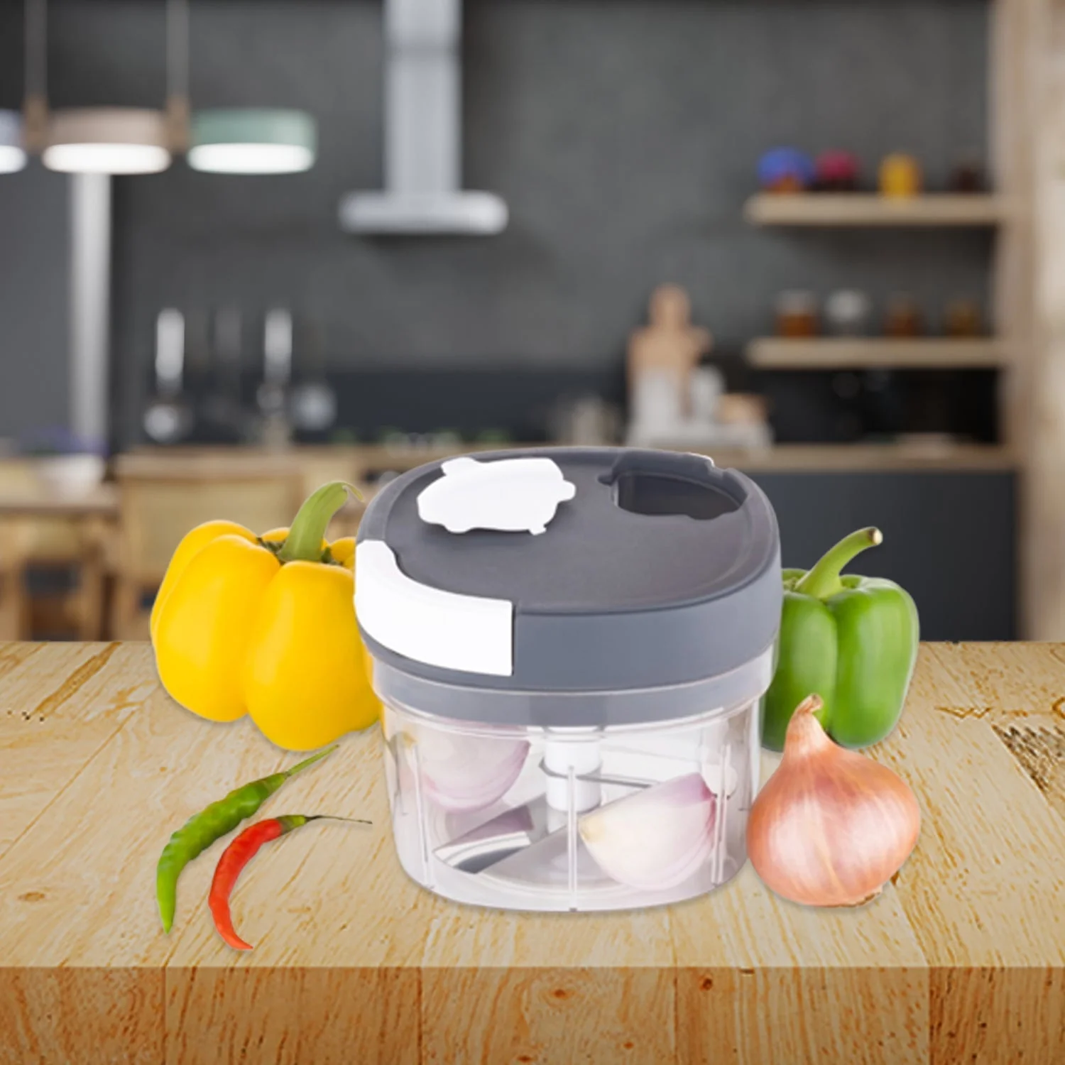 Handy Chopper and Slicer for Chopping and Slicing Fruits Vegetables - Image 8
