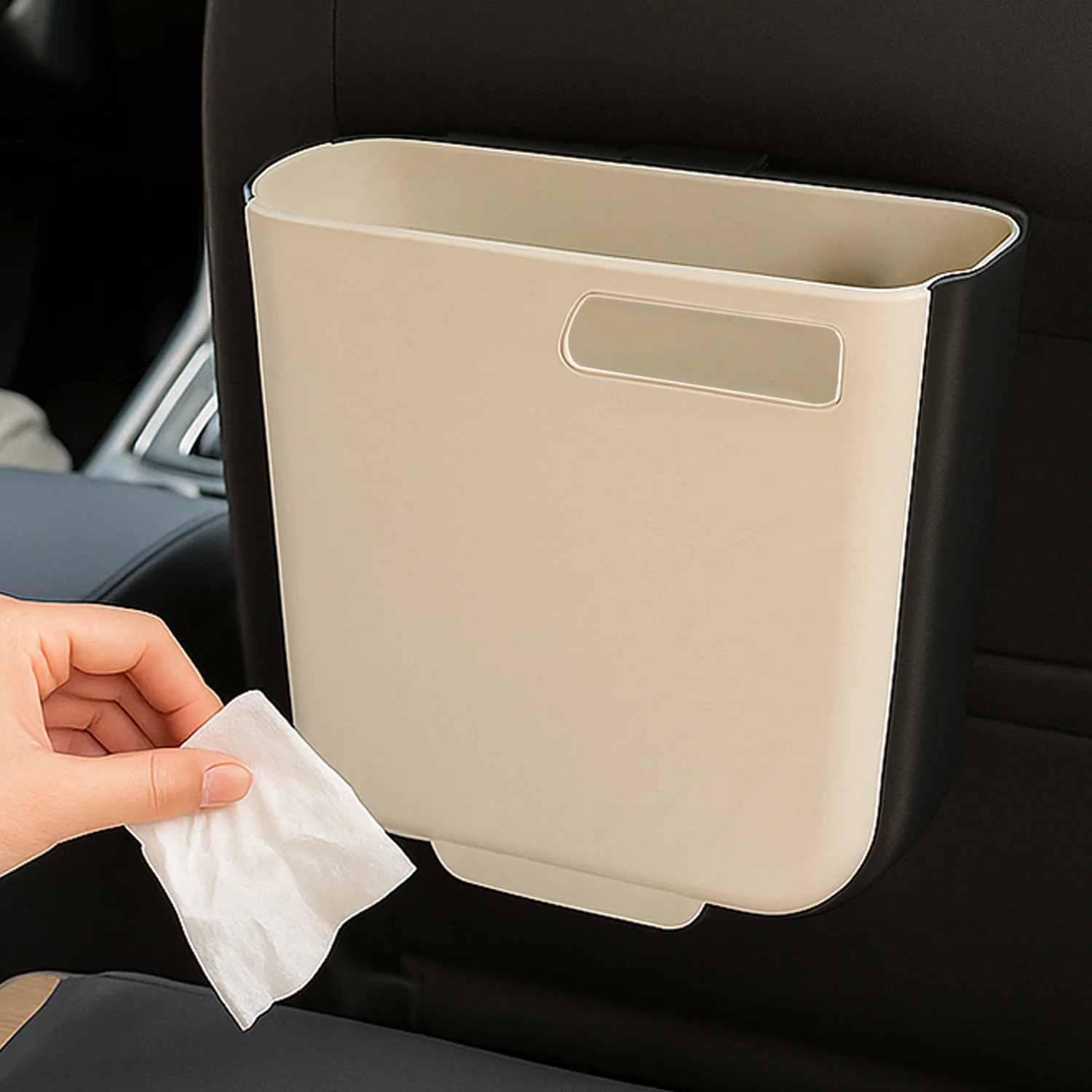 Portable Collapsible Hanging Trash Can for Kitchen & Car - Image 5