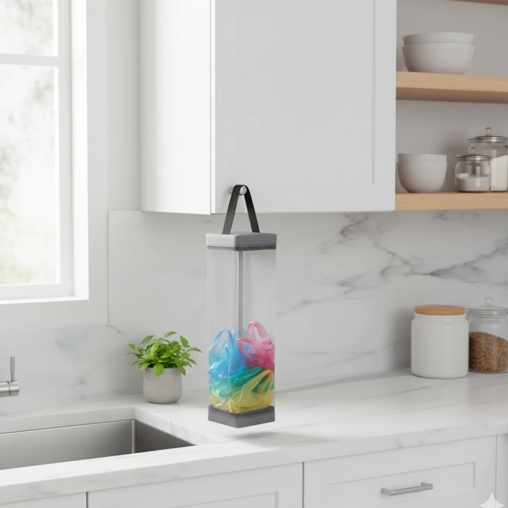 Hanging Waste Bag Holder  (1 Pc) - Image 2