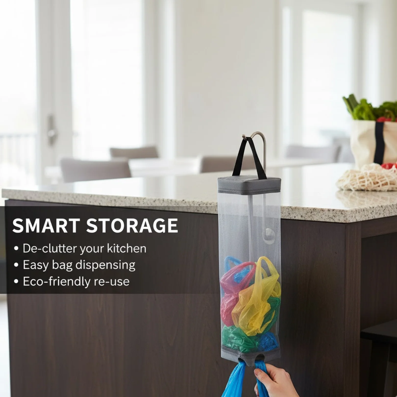 Hanging Waste Bag Holder  (1 Pc) - Image 4