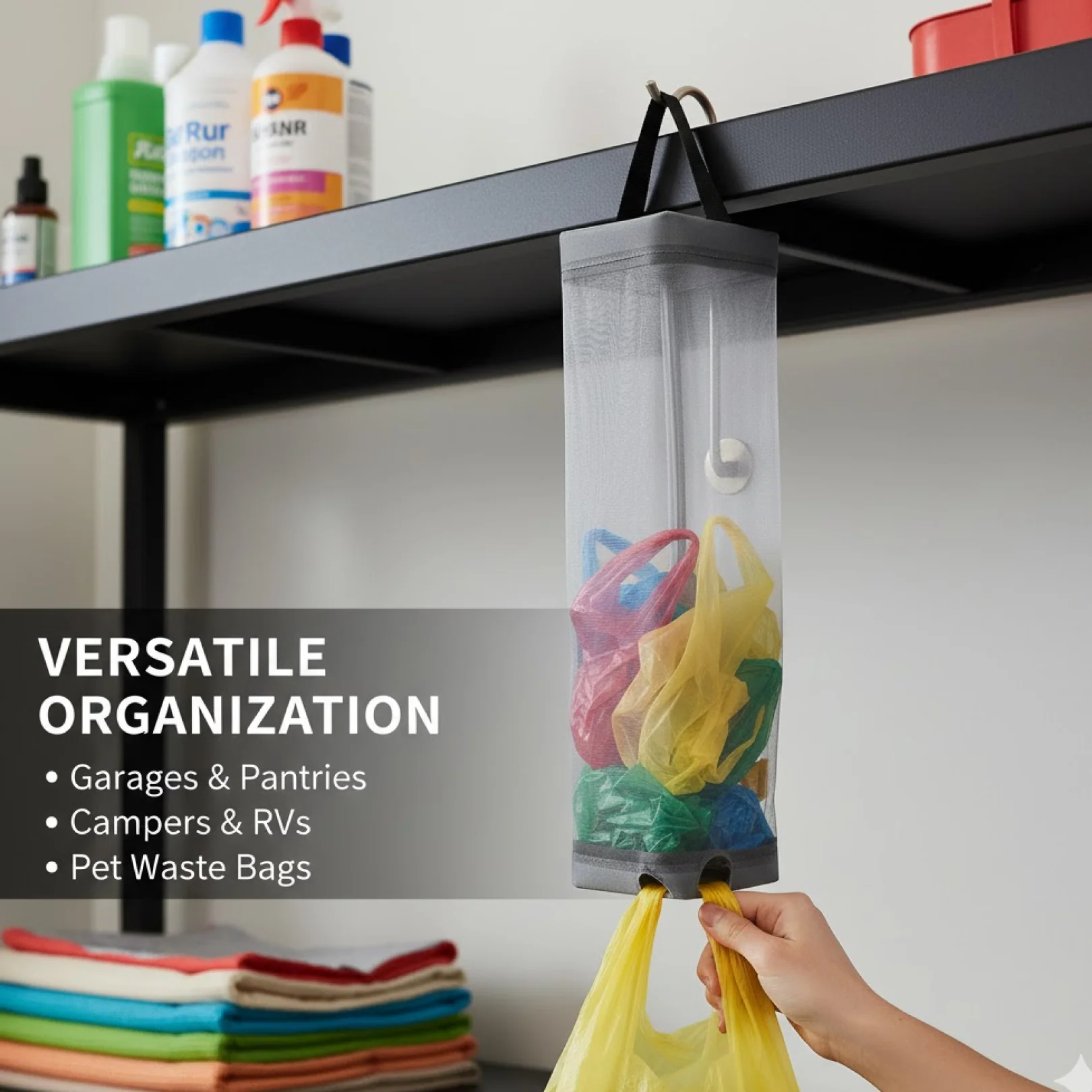 Hanging Waste Bag Holder  (1 Pc) - Image 5