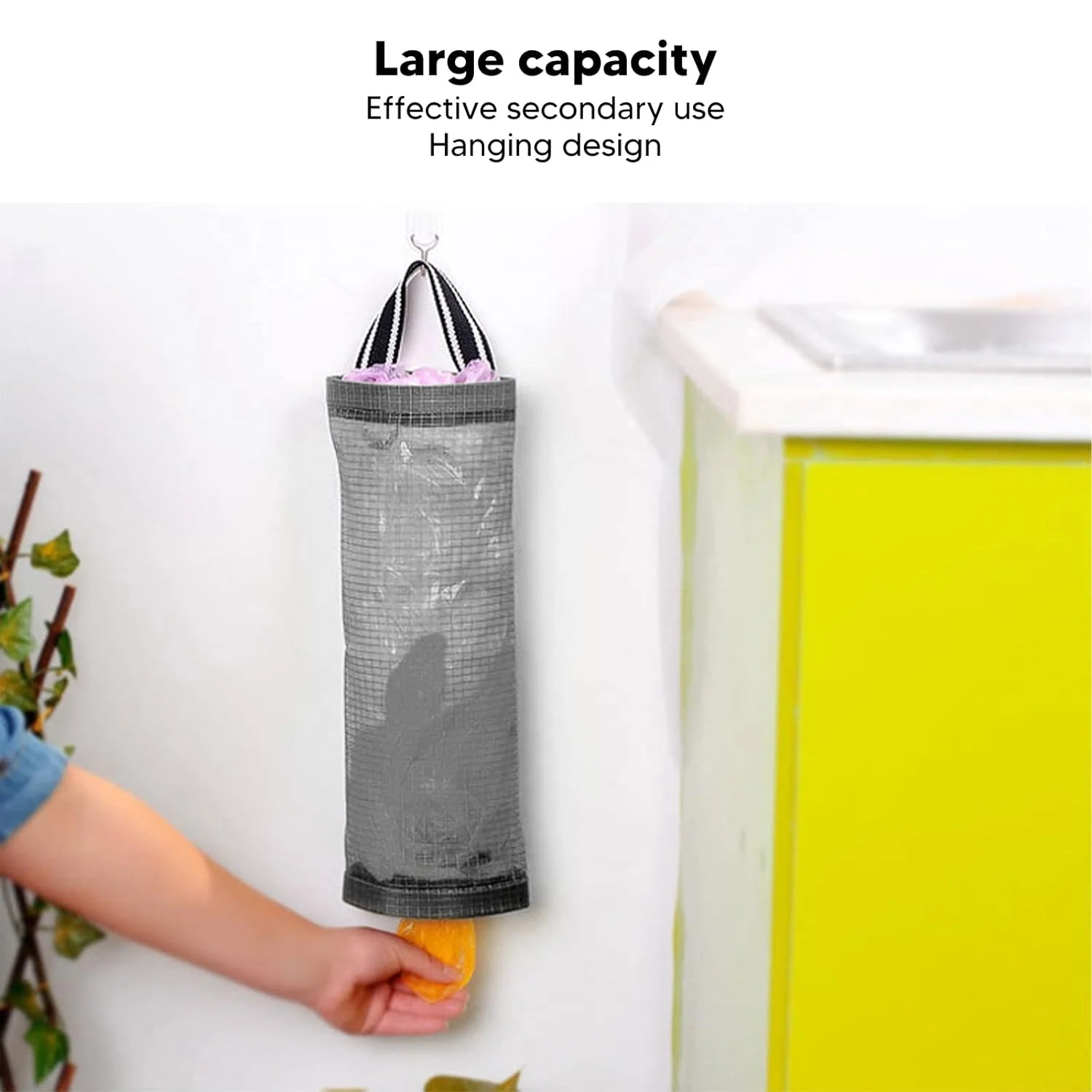 Hanging Waste Bag Holder  (1 Pc) - Image 7