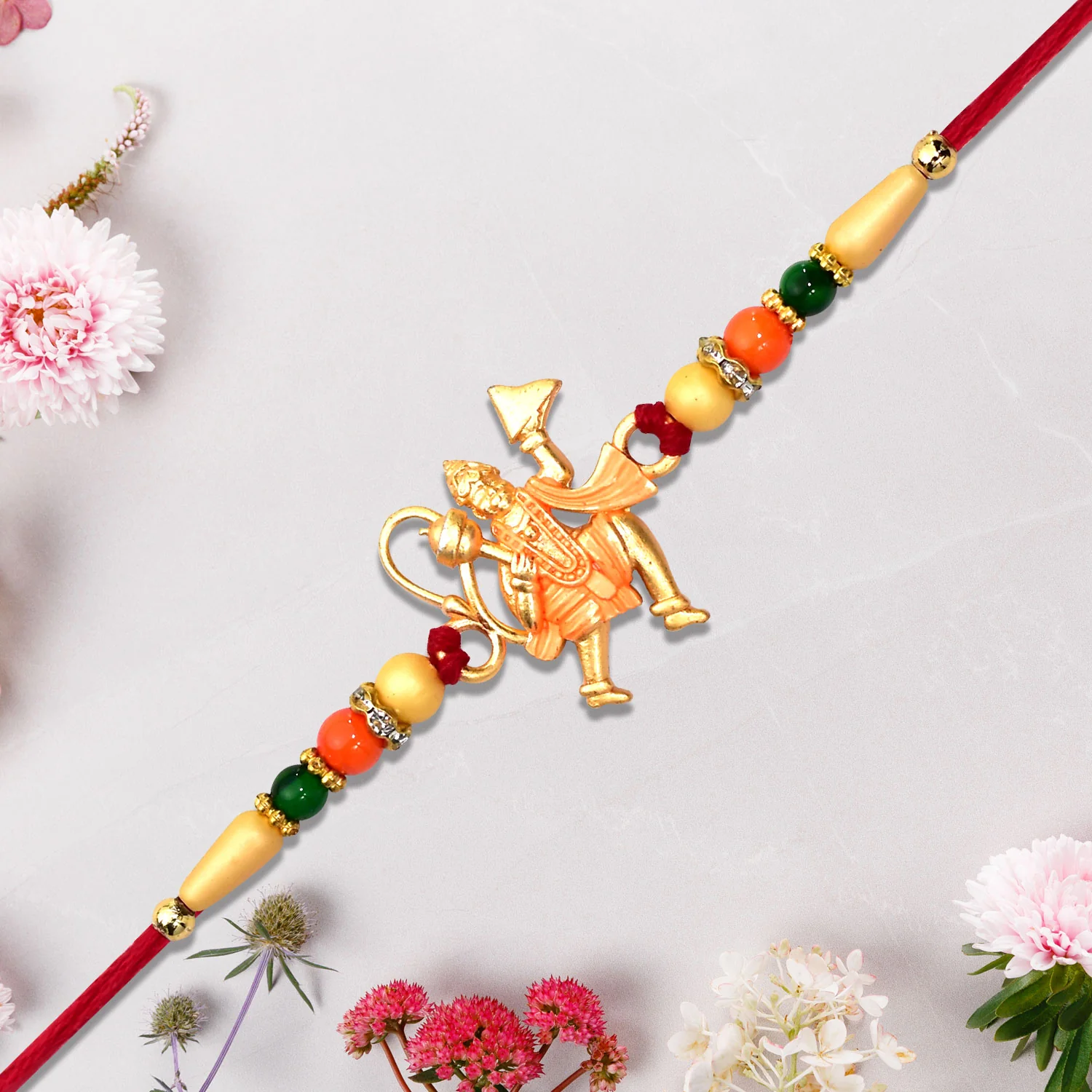 Hanumaan ji Holding  Dronagiri Mountain rakhi - Image 2
