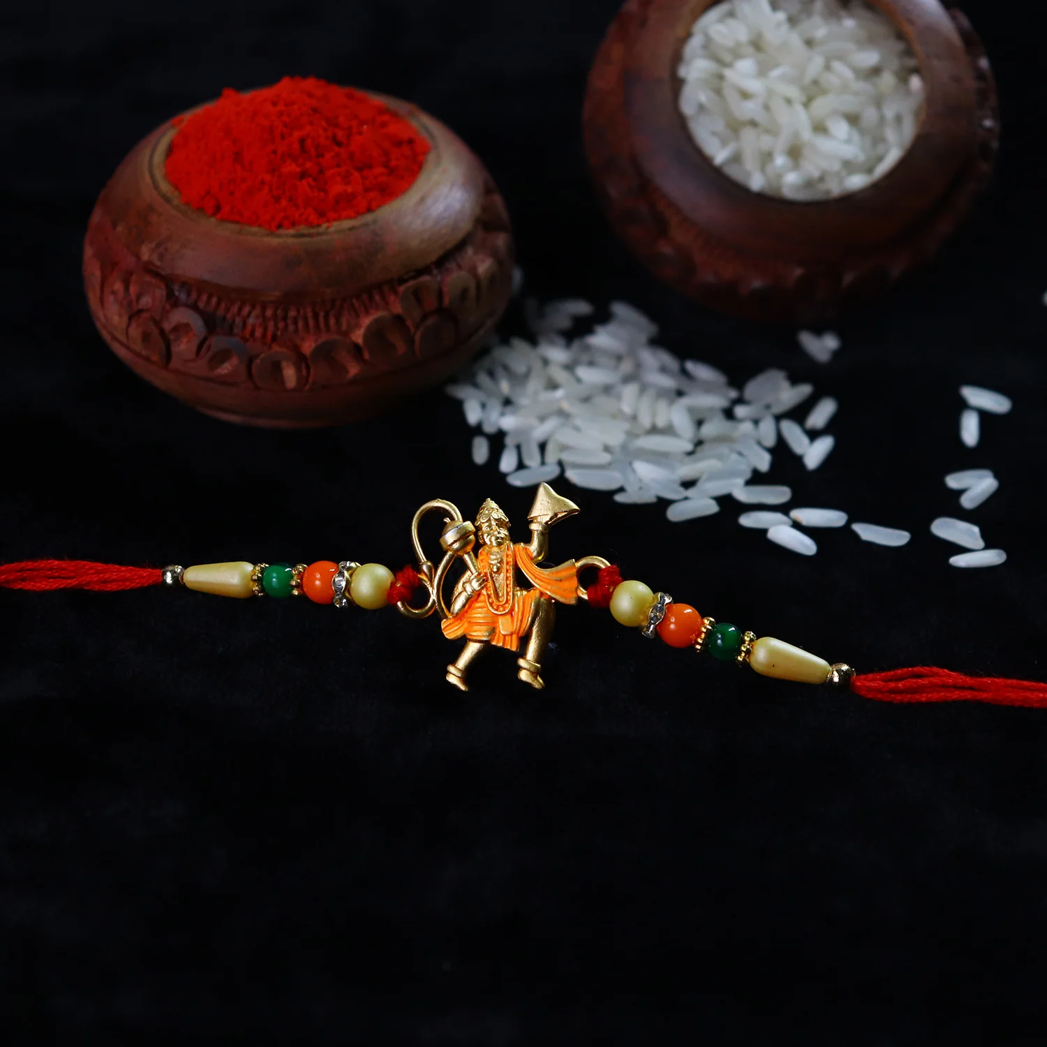 Hanumaan ji Holding  Dronagiri Mountain rakhi - Image 6