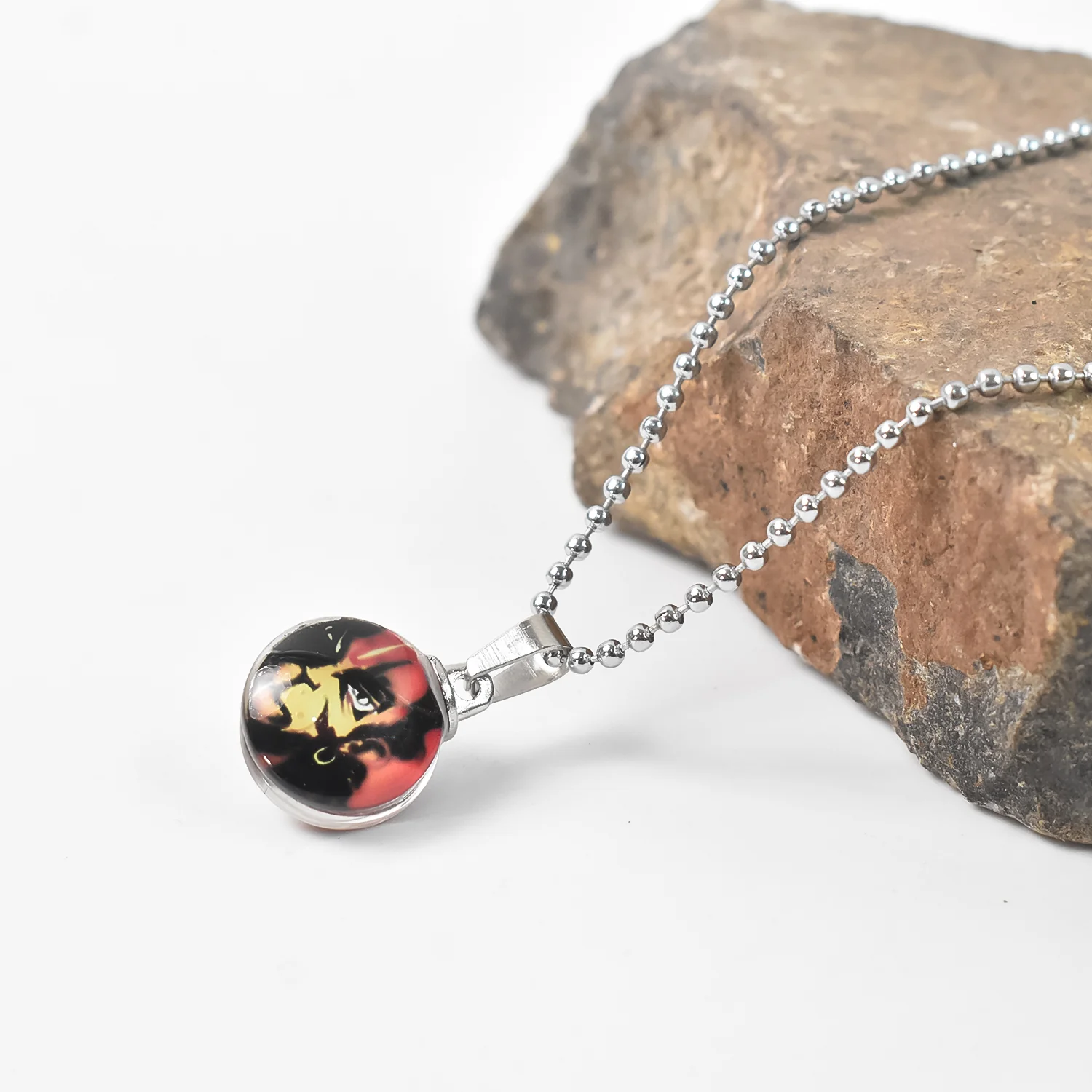 Hanuman And Om Front And Back Sided Pendent Chain - Image 4