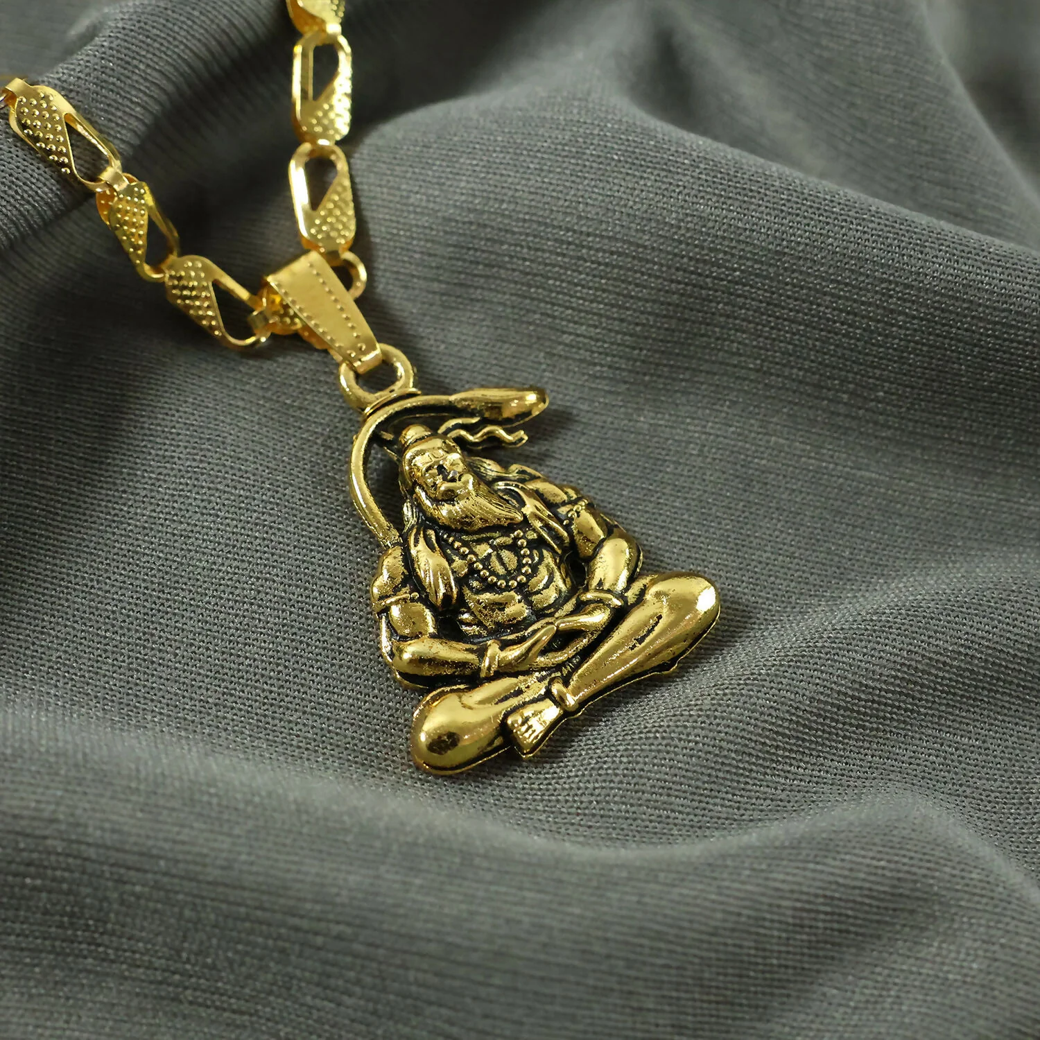 Hanumanji Pendant with Chain – Divine Blessings Necklace - Image 2