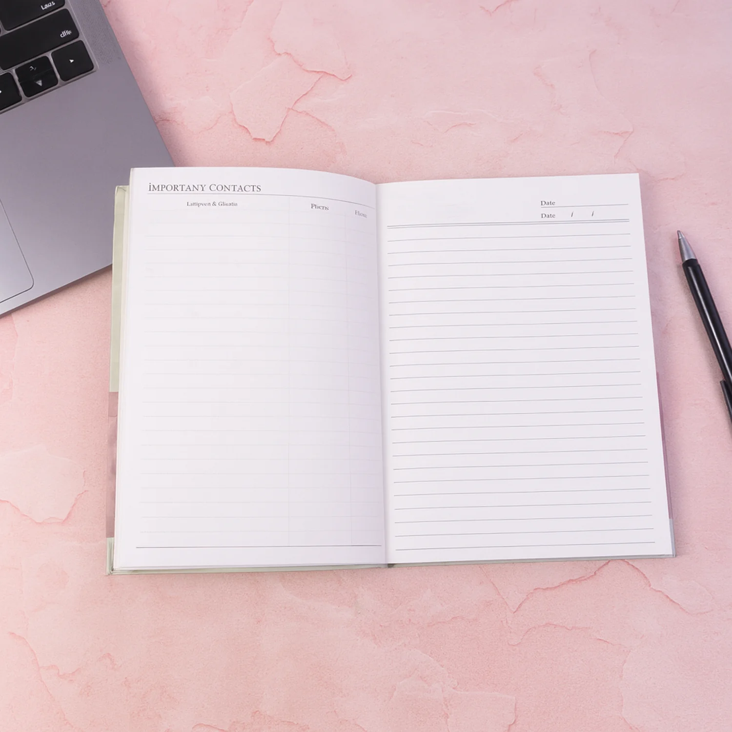 Hardbound Diary & Notebook (1 Pc / 100 Pages / 240x180mm) - Image 3