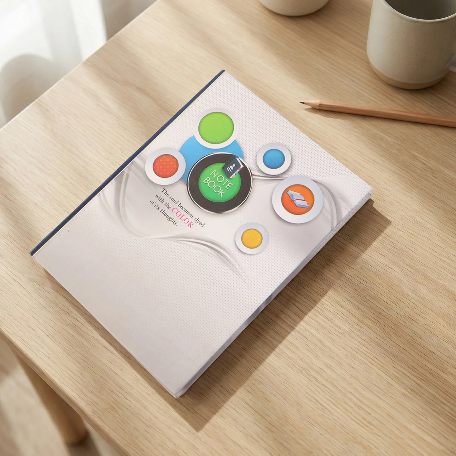 Hardbound Ruled Notebook (1 Pc / 100 Pages / 240x180mm) - Image 6