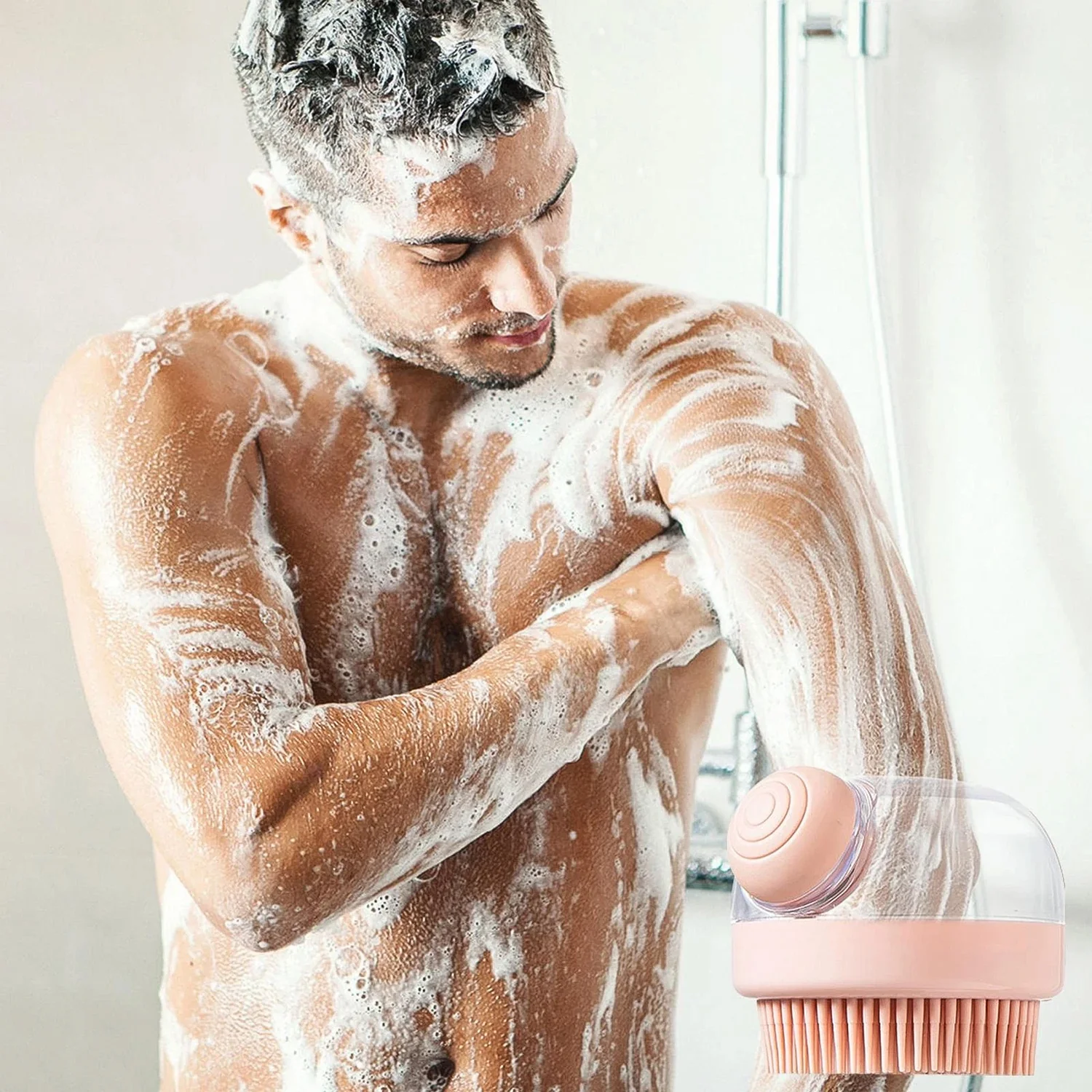 Head Scalp Massager Shampoo Brush (1 Pc) - Image 9