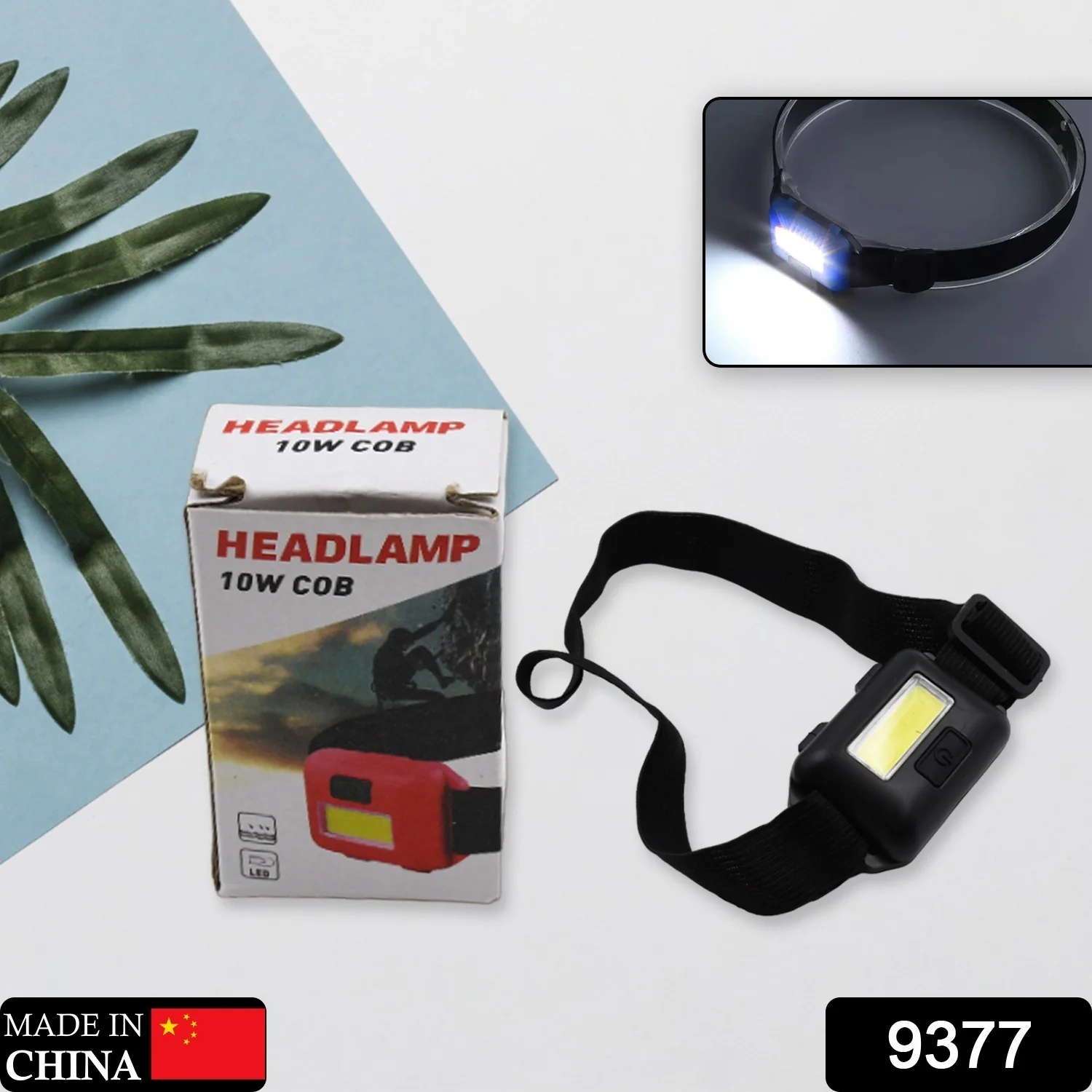 10W COB Waterproof Headlamp – Portable Lantern for Camping, Hiking (1 Pc) - Image 2