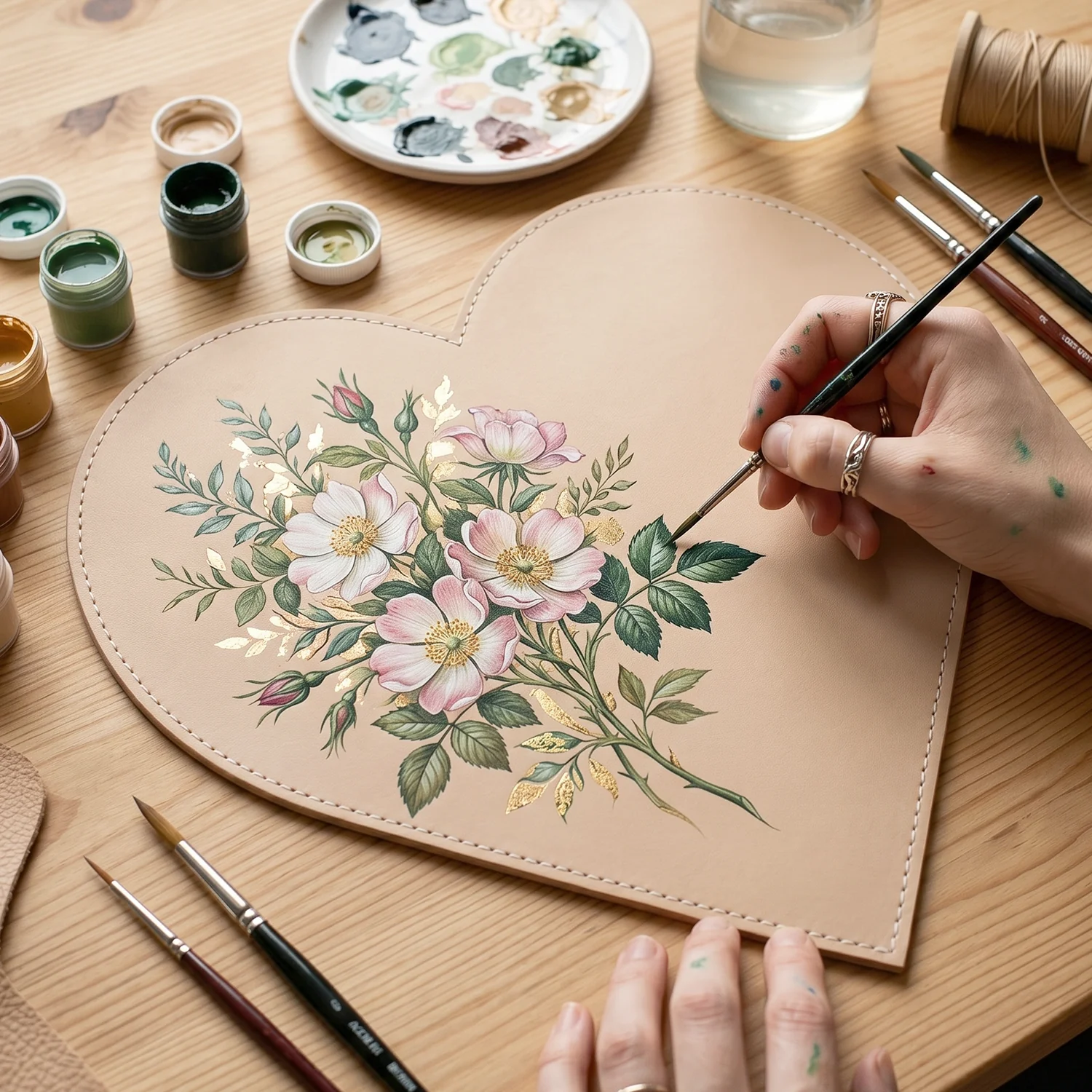Heart Shape Board for Art – Crafting and Painting Blank Surface for DIY Projects (1 Pc) - Image 3