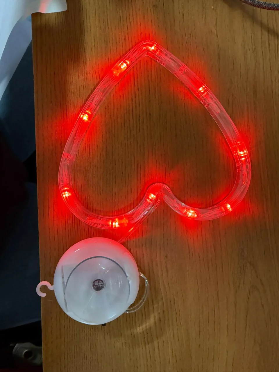 Heart Shape LED Decorative Wall Light for Bedroom, Home & Romantic Decor - Image 5