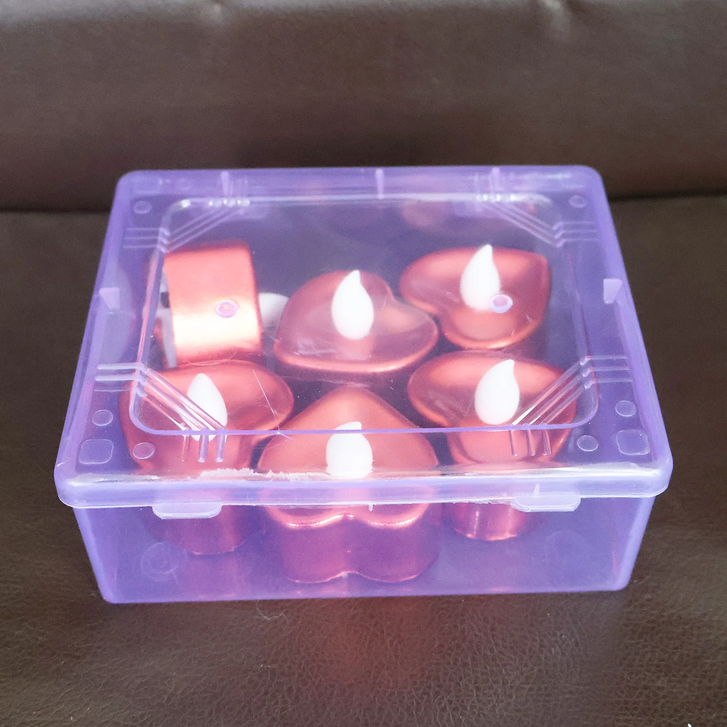 Heart Shape LED Flameless Decorative Candles (6 Pc / Set) - Image 8