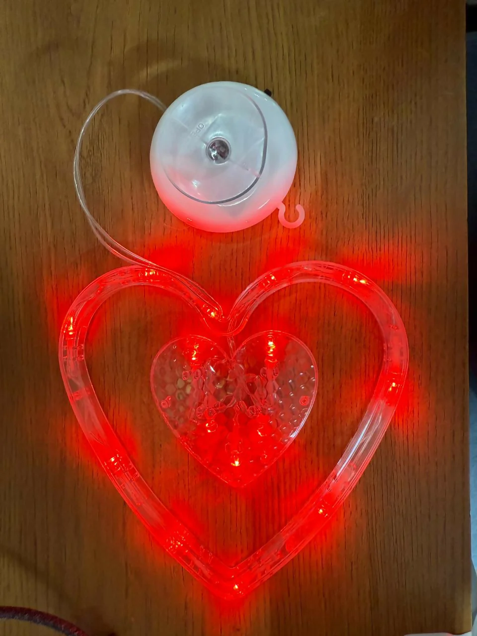Heart Shape LED Hanging Decorative Light for Balcony, Bedroom & Home Decor - Image 5
