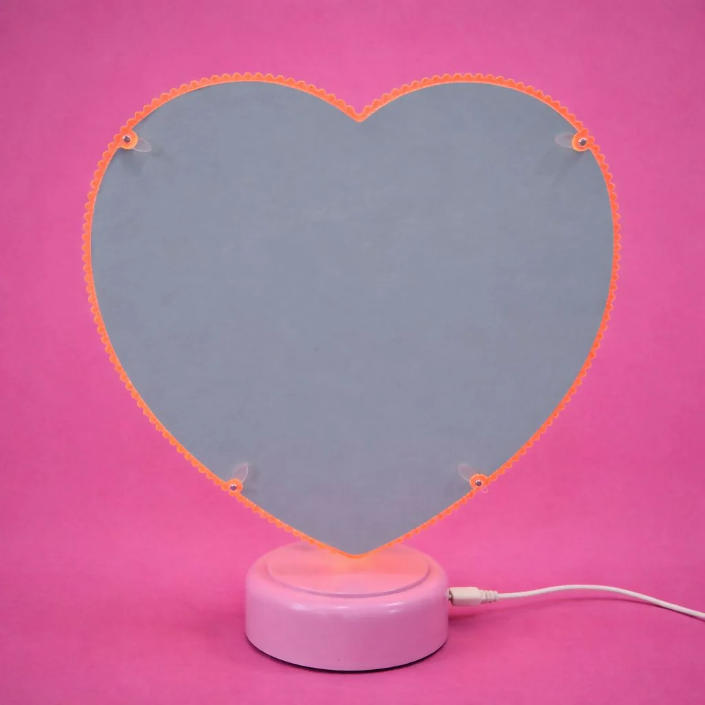 Heart Shape LED Photo Frame Romantic Light Gift for Couple - Image 5