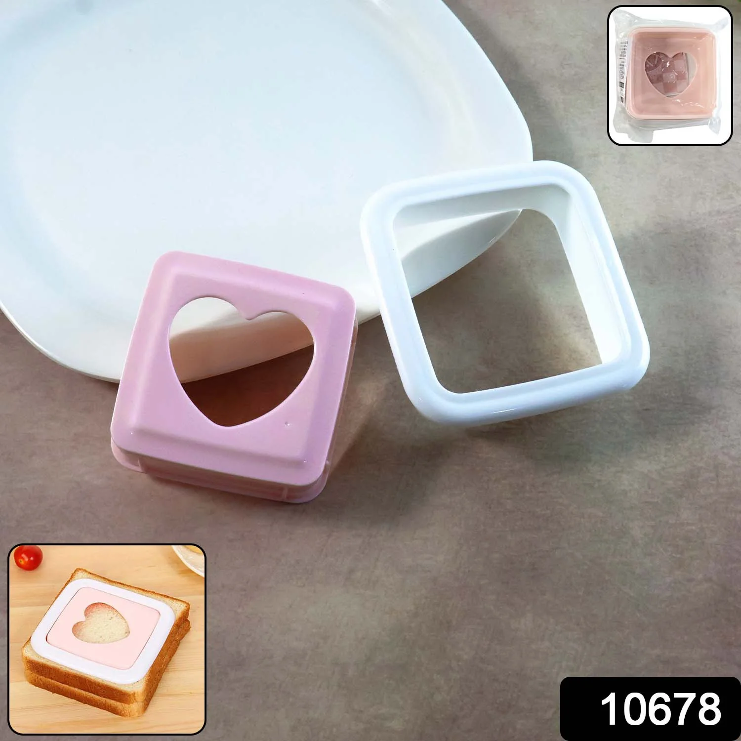 Heart Shape Sandwich Cutter & Bread Press (1 Pc) - Image 2