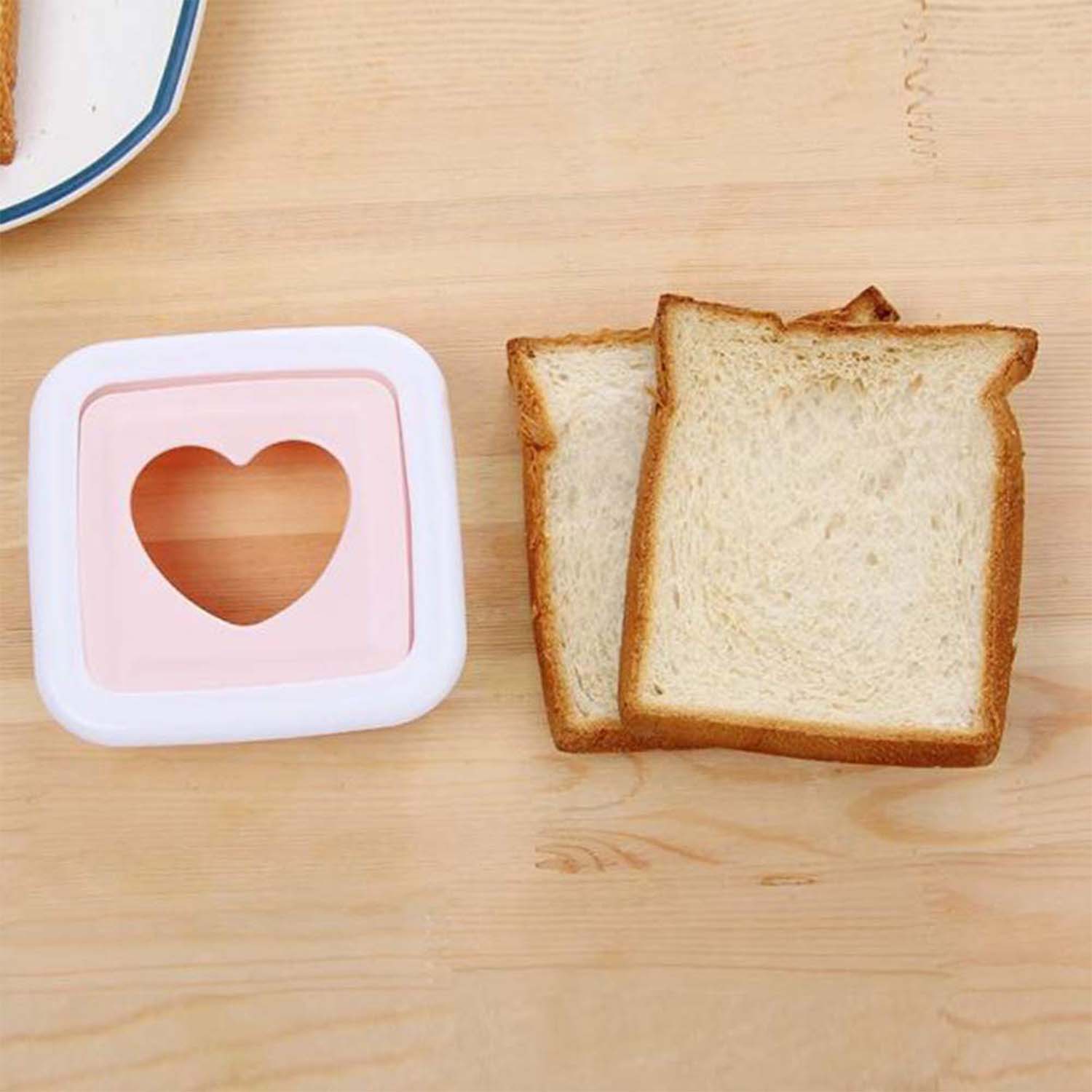 Heart Shape Sandwich Cutter & Bread Press (1 Pc) - Image 3