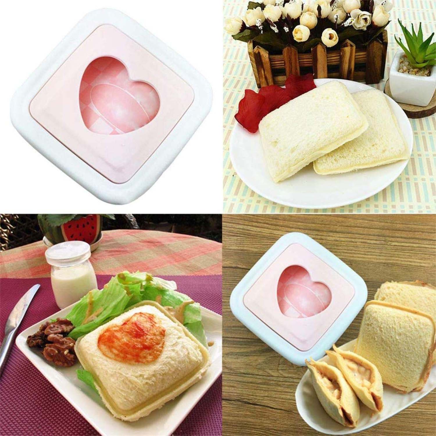 Heart Shape Sandwich Cutter & Bread Press (1 Pc) - Image 7