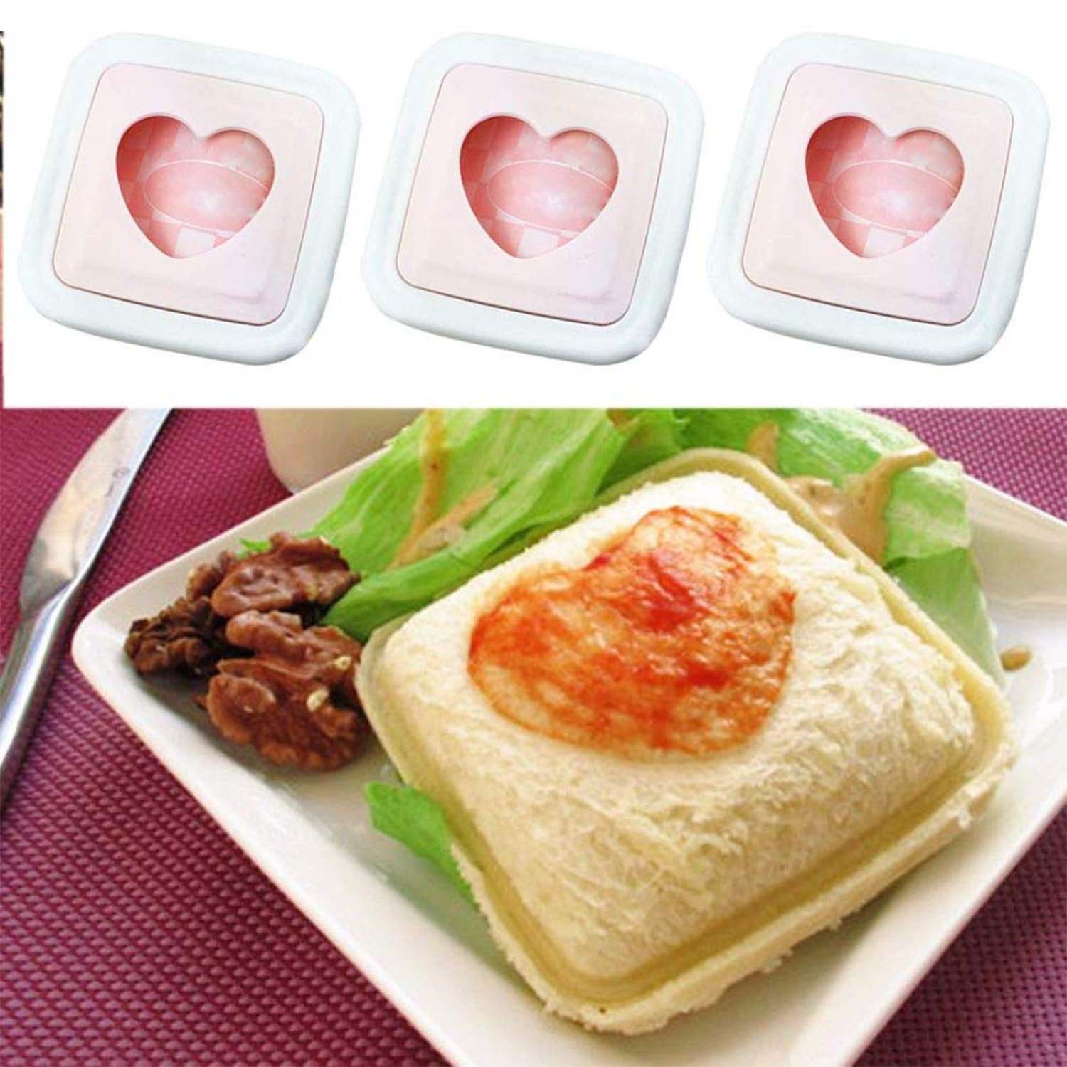 Heart Shape Sandwich Cutter & Bread Press (1 Pc) - Image 8