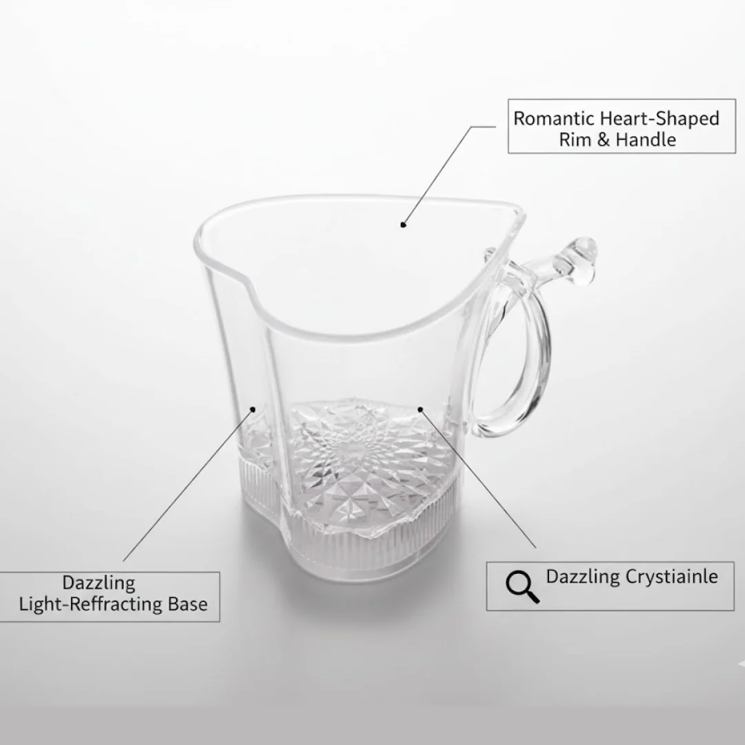 Heart Shape Activated Blinking Led Glass Cup - Image 9