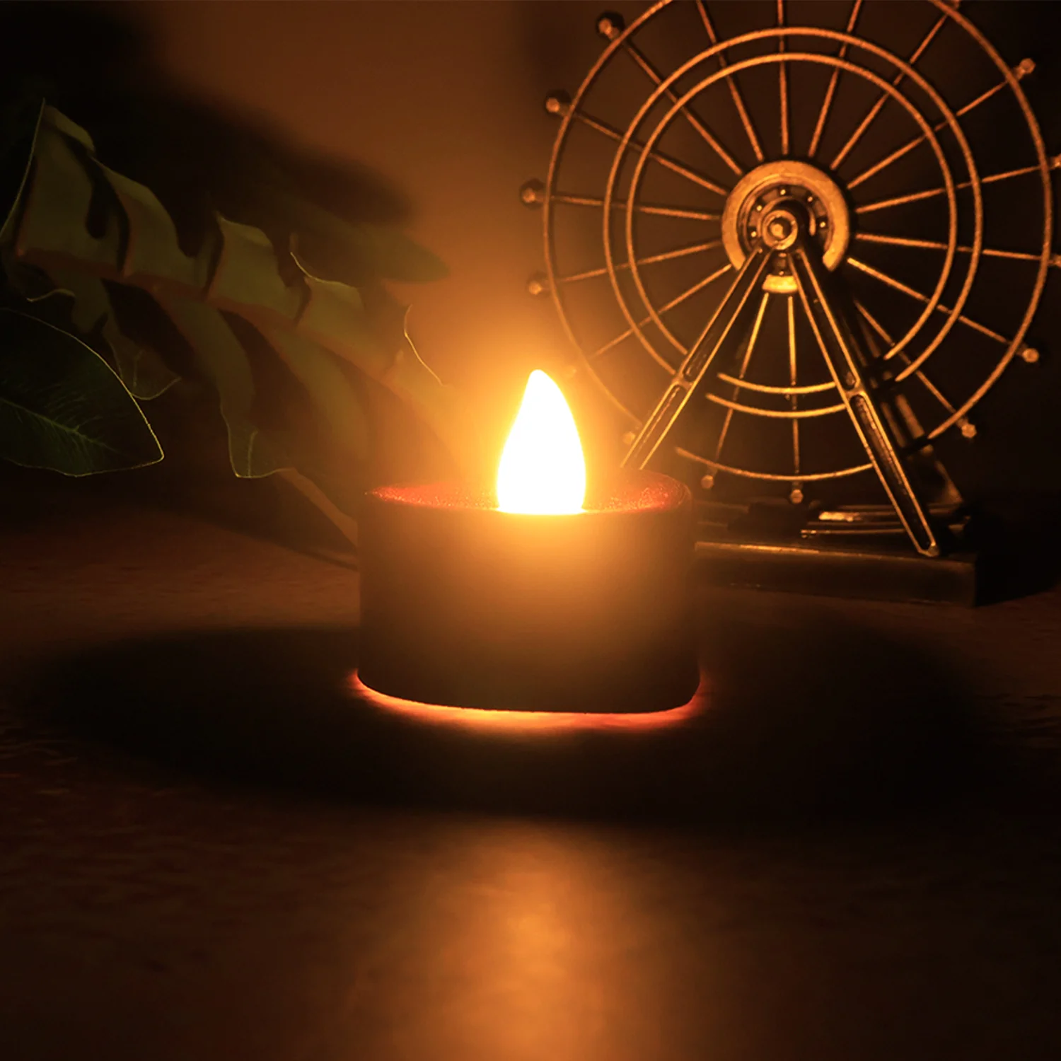Heart Shaped LED Tea Light Candles (Mix Color / 12 Pc) - Image 4