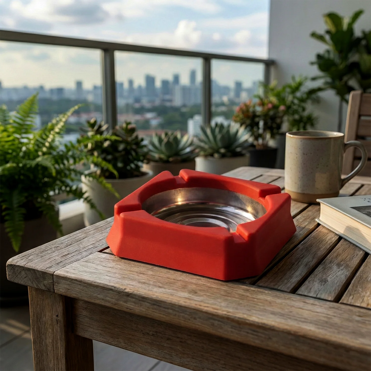 Heat-Resistant Ashtray (1 Pc) - Image 3