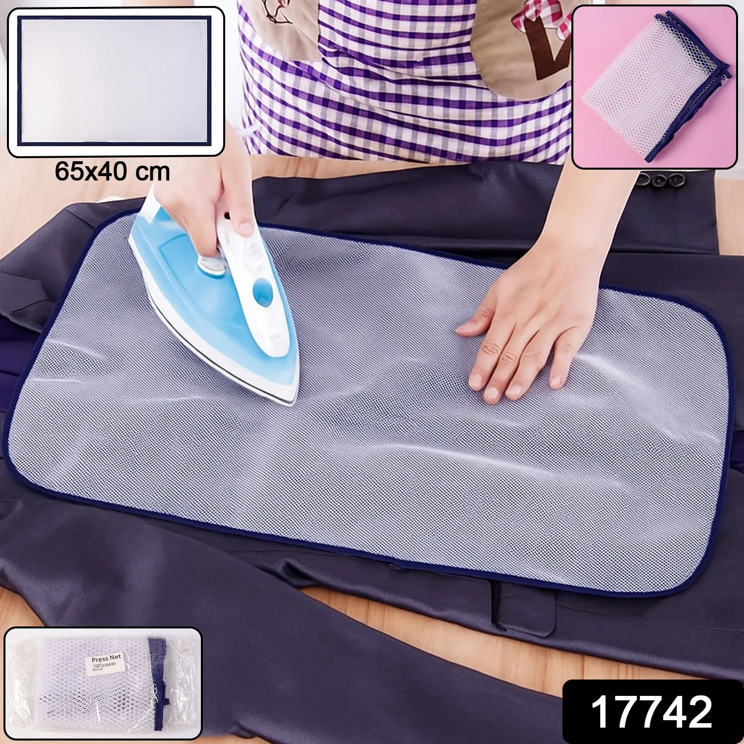 Heat-Resistant Ironing Mesh Press Cloth (65 × 40 cm / 1 Pc ) - Image 2