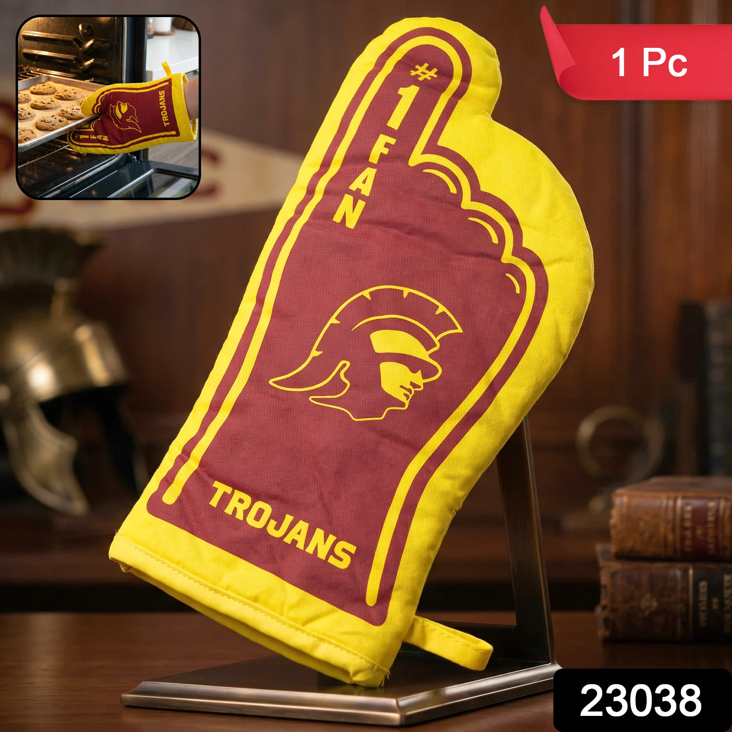 Heat Resistant Oven Mitt Gloves (1 Pc, Right Hand) - Image 2
