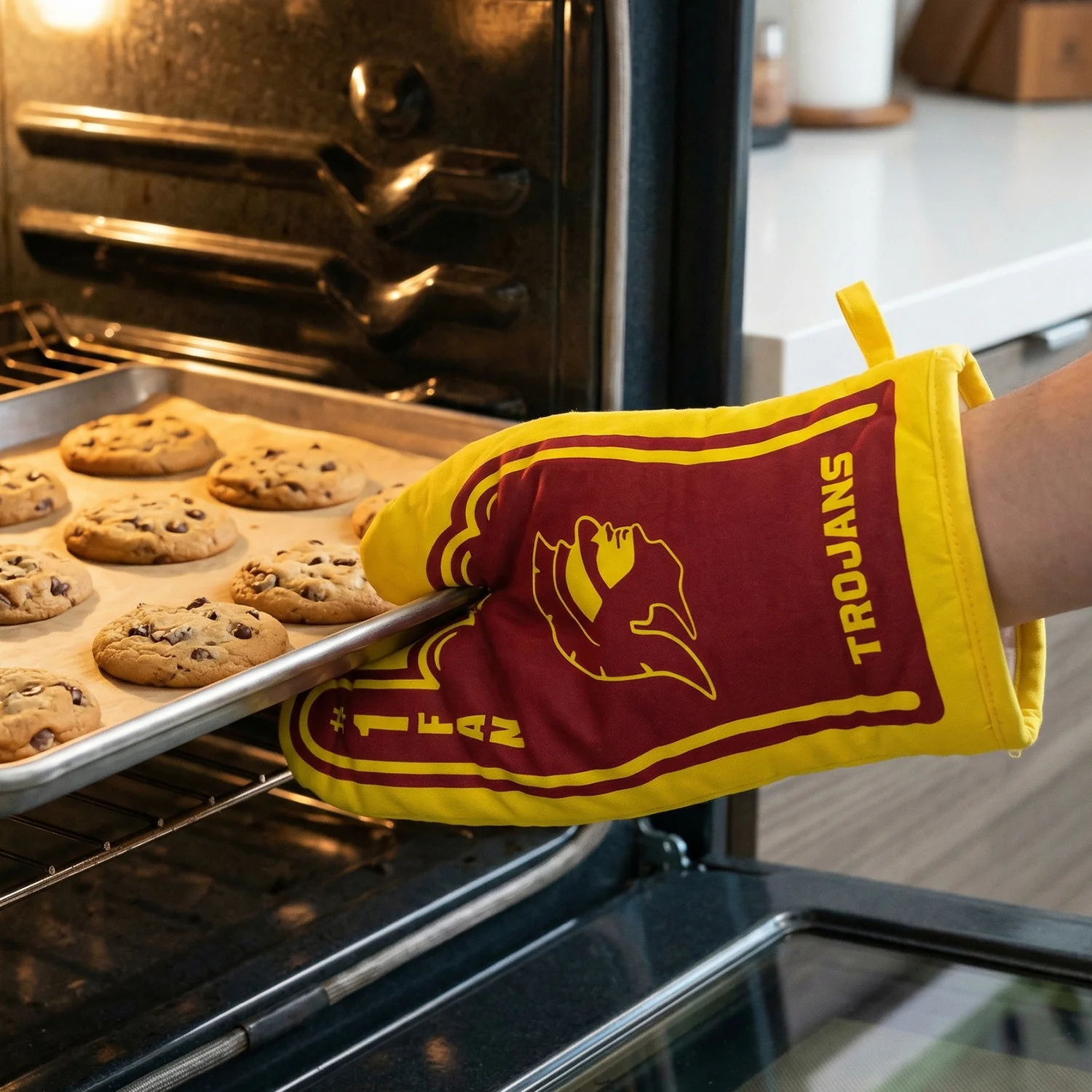 Heat Resistant Oven Mitt Gloves (1 Pc, Right Hand) - Image 3