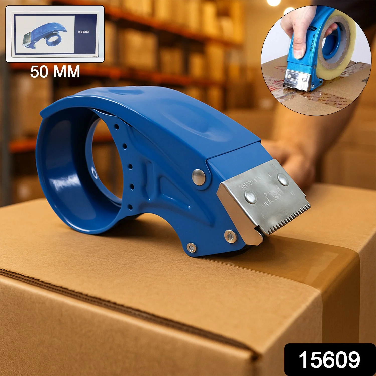 Heavy-Duty Tape Dispenser / Cutter - (1 Pc) - Image 2