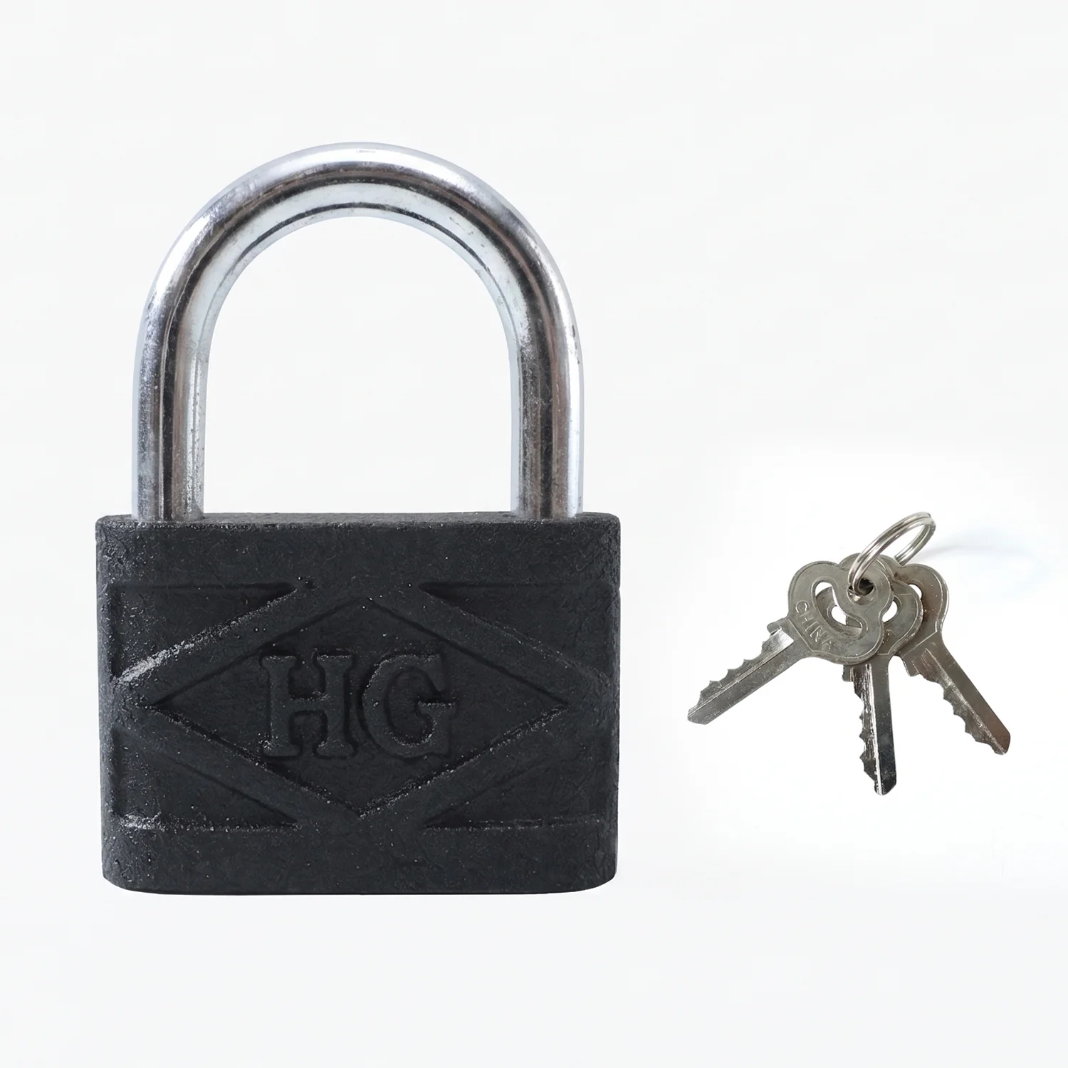 Heavy Duty 60mm Iron Pad Lock with 3 Keys - Image 4