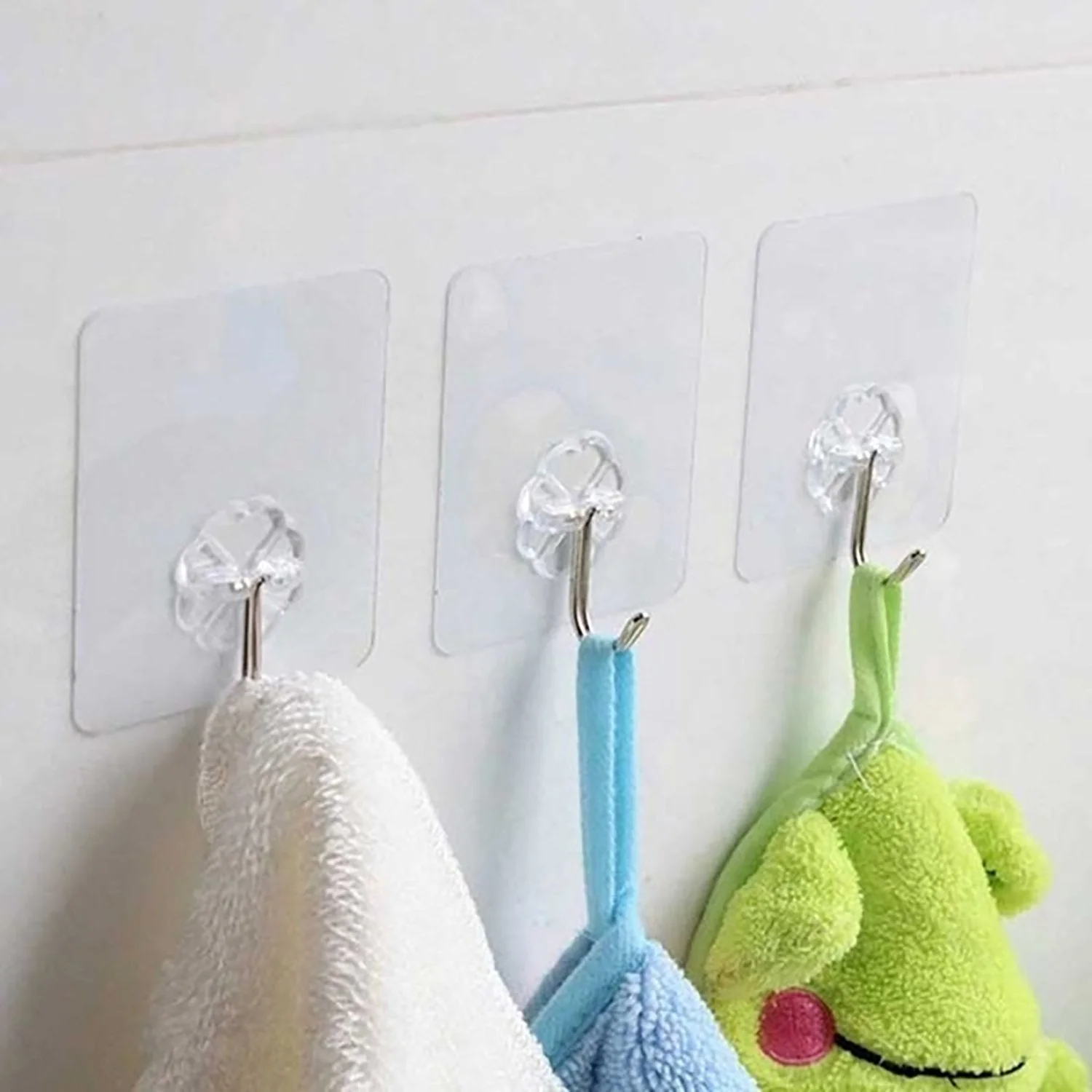 Heavy Duty Flower Adhesive Wall Hooks - (10 Pc / Set) - Image 7
