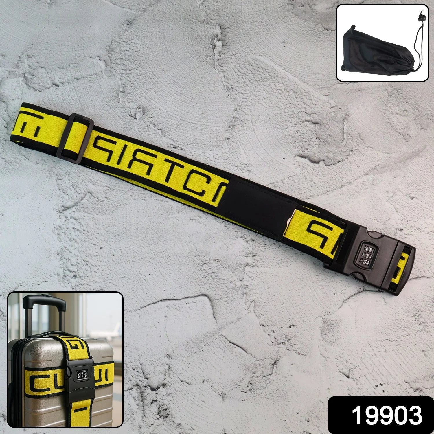 Heavy-Duty Adjustable Luggage Strap - (1 Pc) - Image 2