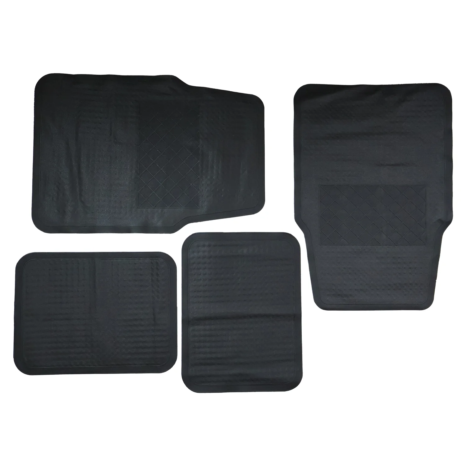 Heavy Duty Anti-Slip Rubber Car Foot Mat Set (4 Pc) - Image 5