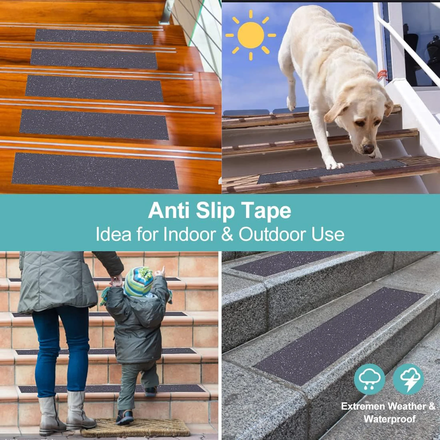 Heavy Duty Anti-Slip Safety Grip Tape Roll 5 cm x 5 m (1 Pc) - Image 6