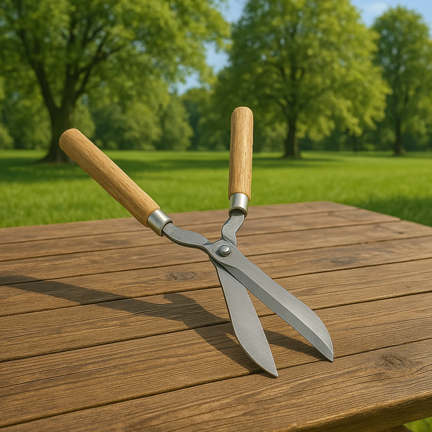 Heavy-Duty B Grade Hedge Shear with Wooden Handle - Image 6